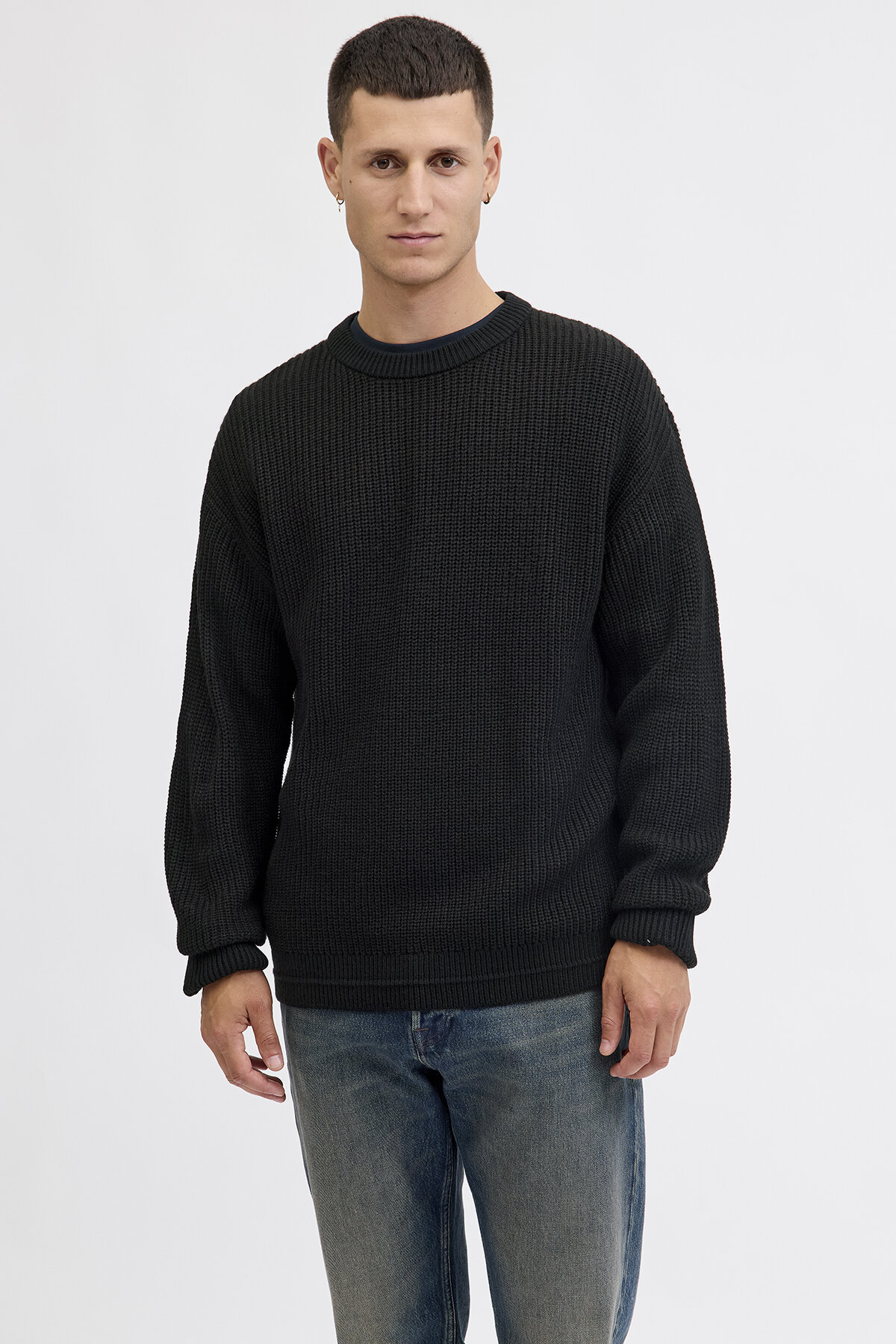 ژاکت بافتنی ساده مردانه ۱۲۲۷۸۹۲۲ جک اند جونز پلیور Jack & Jones