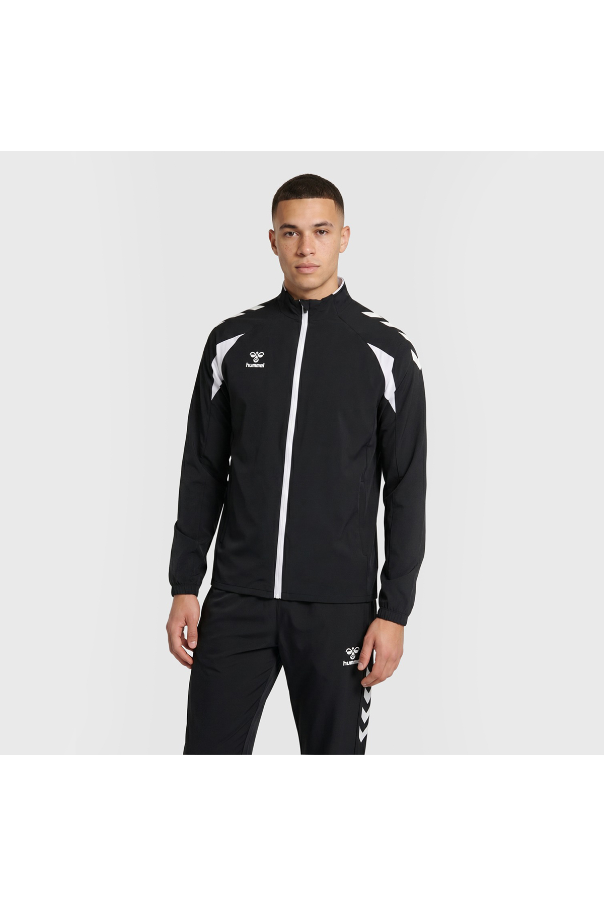 ژاکت یقه ایستاده مردانه Core 2.0 Woven هامل کت hummel