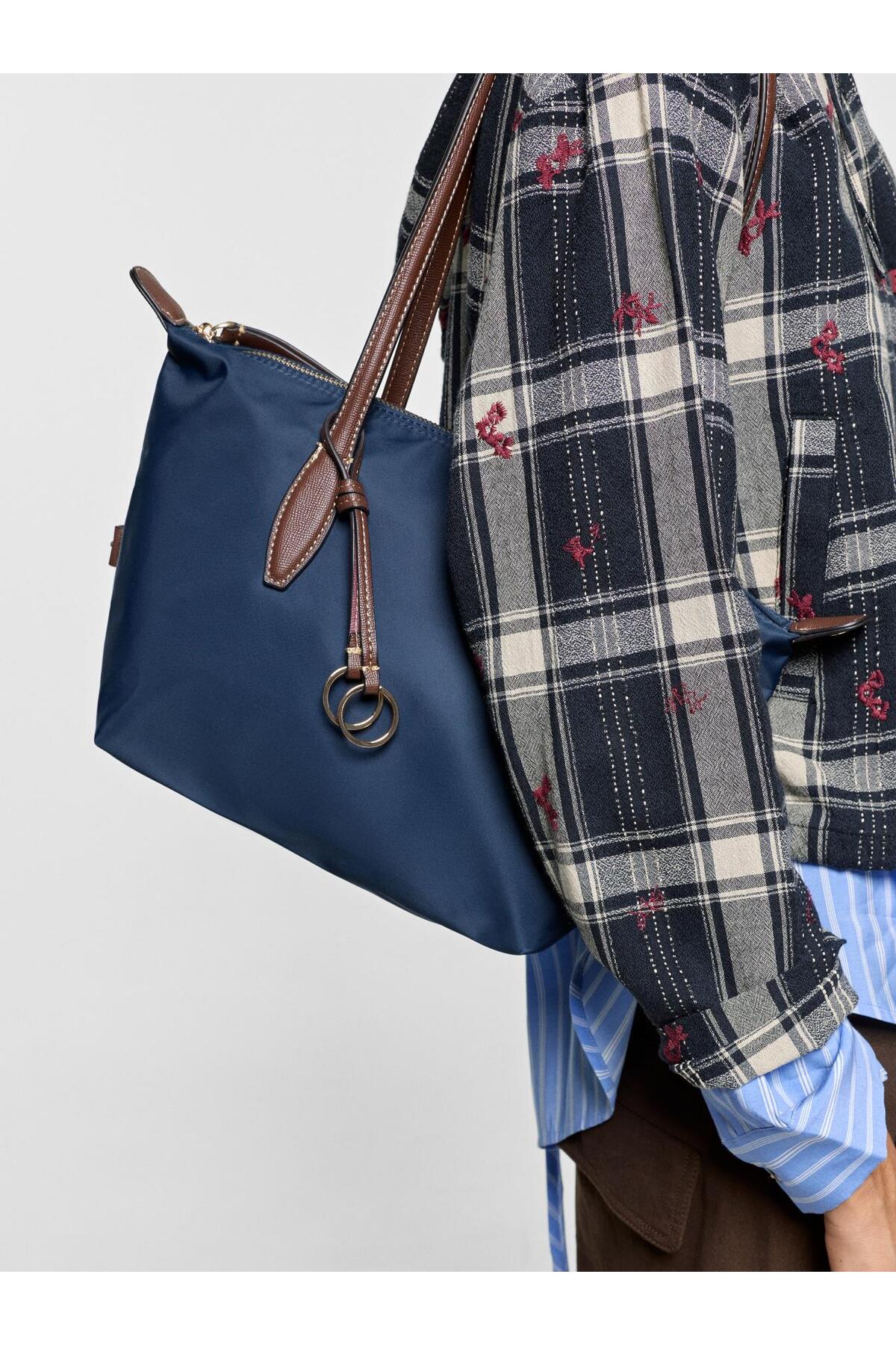 PARFOIS Kadın Charm'lı Teknik Kumaş Shopper Çanta