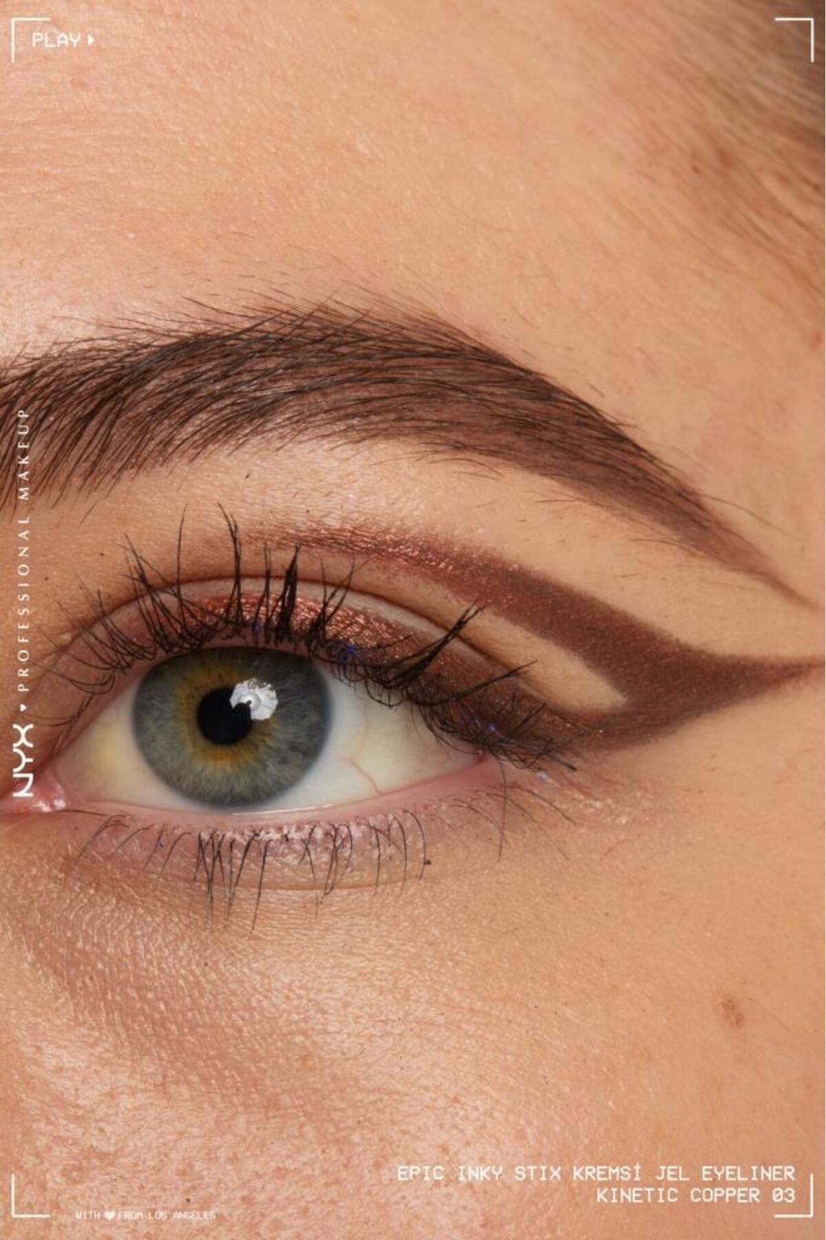 Epic Inky Stix Kremsi Jel Eyeliner - 03 Kinetic Copper — رنگارنگ NYXEPICINKYSTX — تصویر 4 از 9