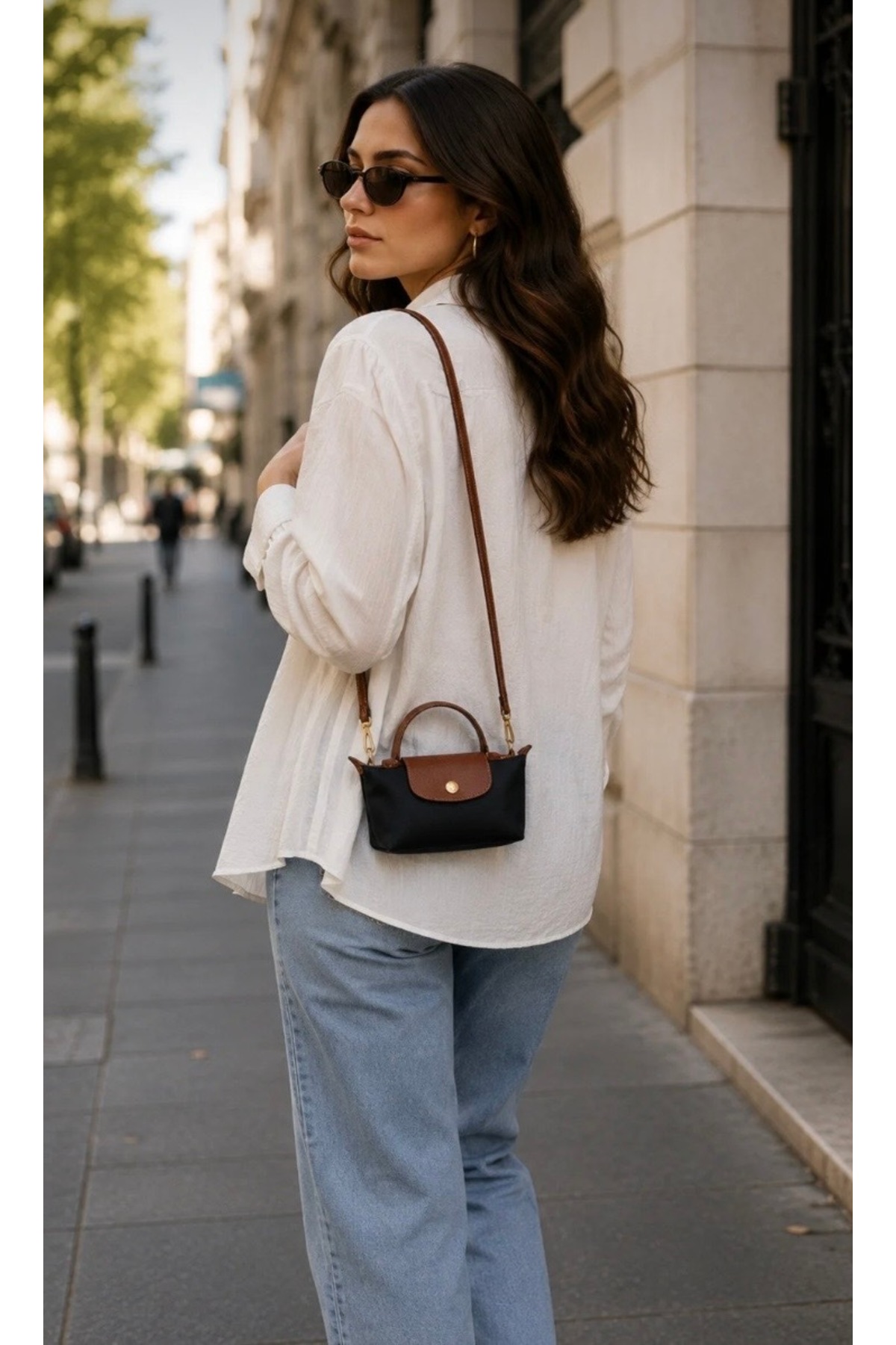 Timeless Le pliage Xs Pounch Kanvas Kese Kadın el ve omuz çantası