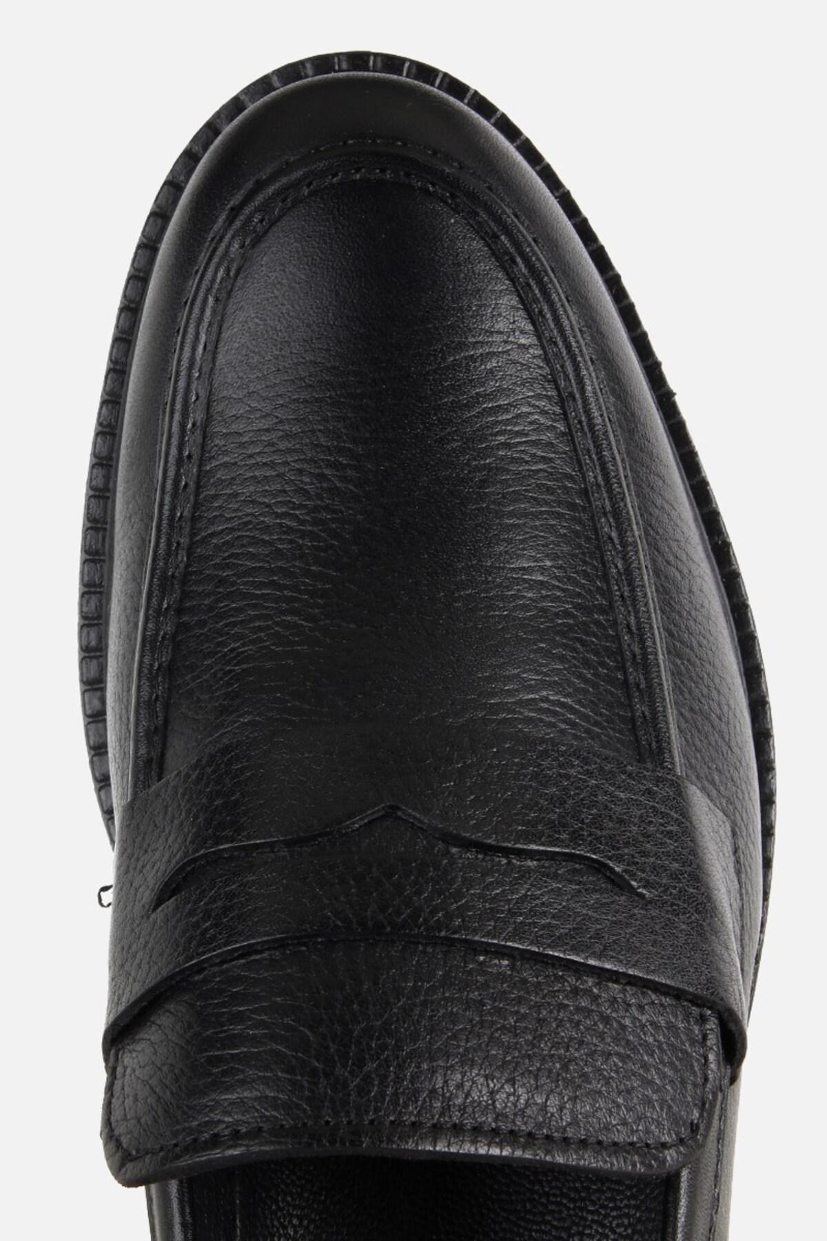 Yaya by Hotiç Erkek Siyah Deri Modern Loafer görsel 4