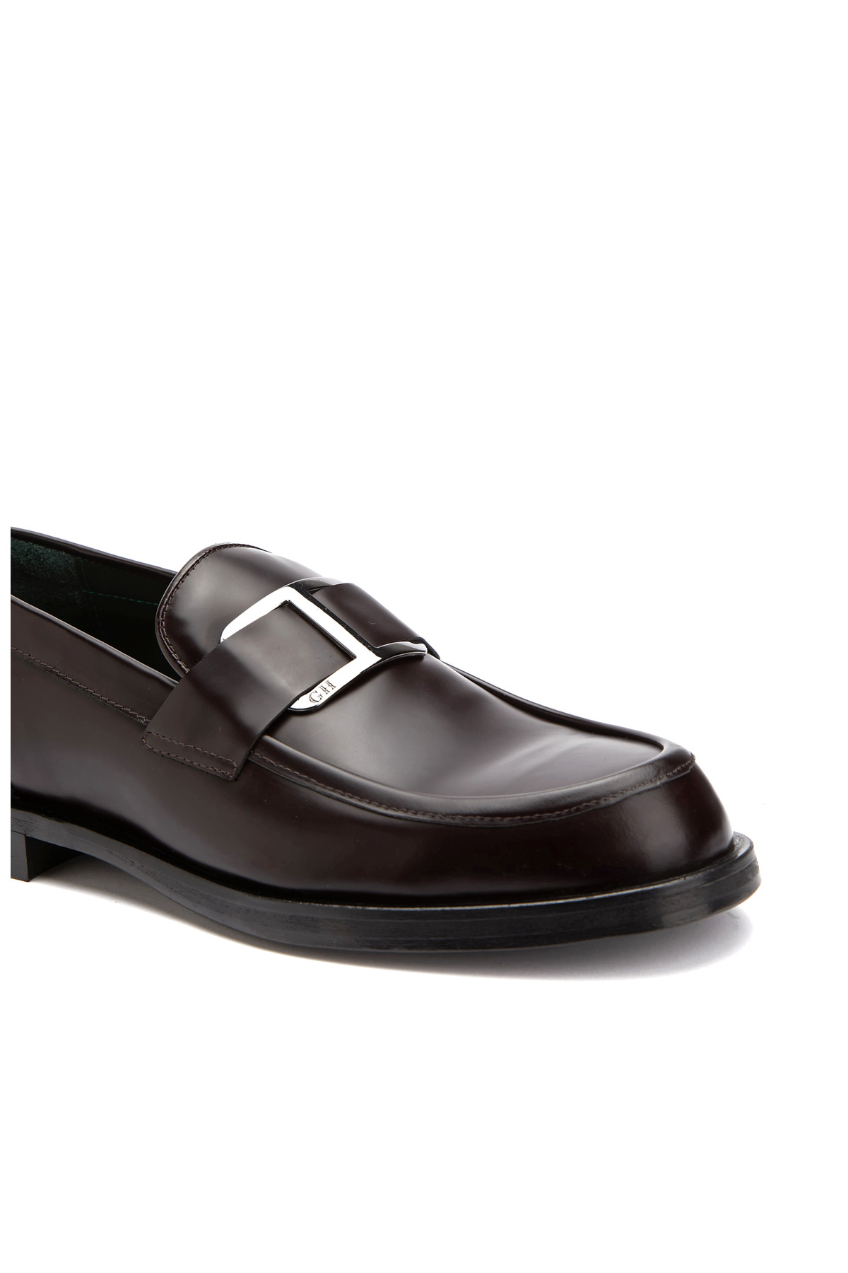 George Hogg Bordo Toka Detaylı Erkek Deri Loafer görsel 6