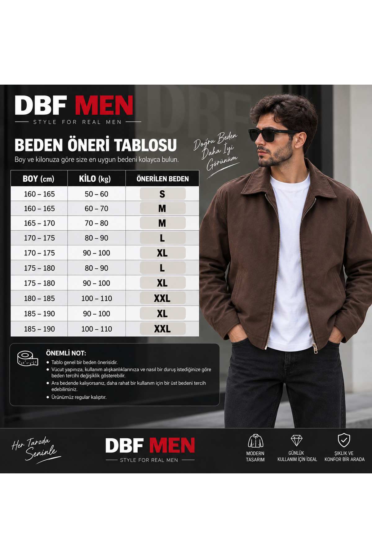 DBF Erkek Süet Ceket görsel 6