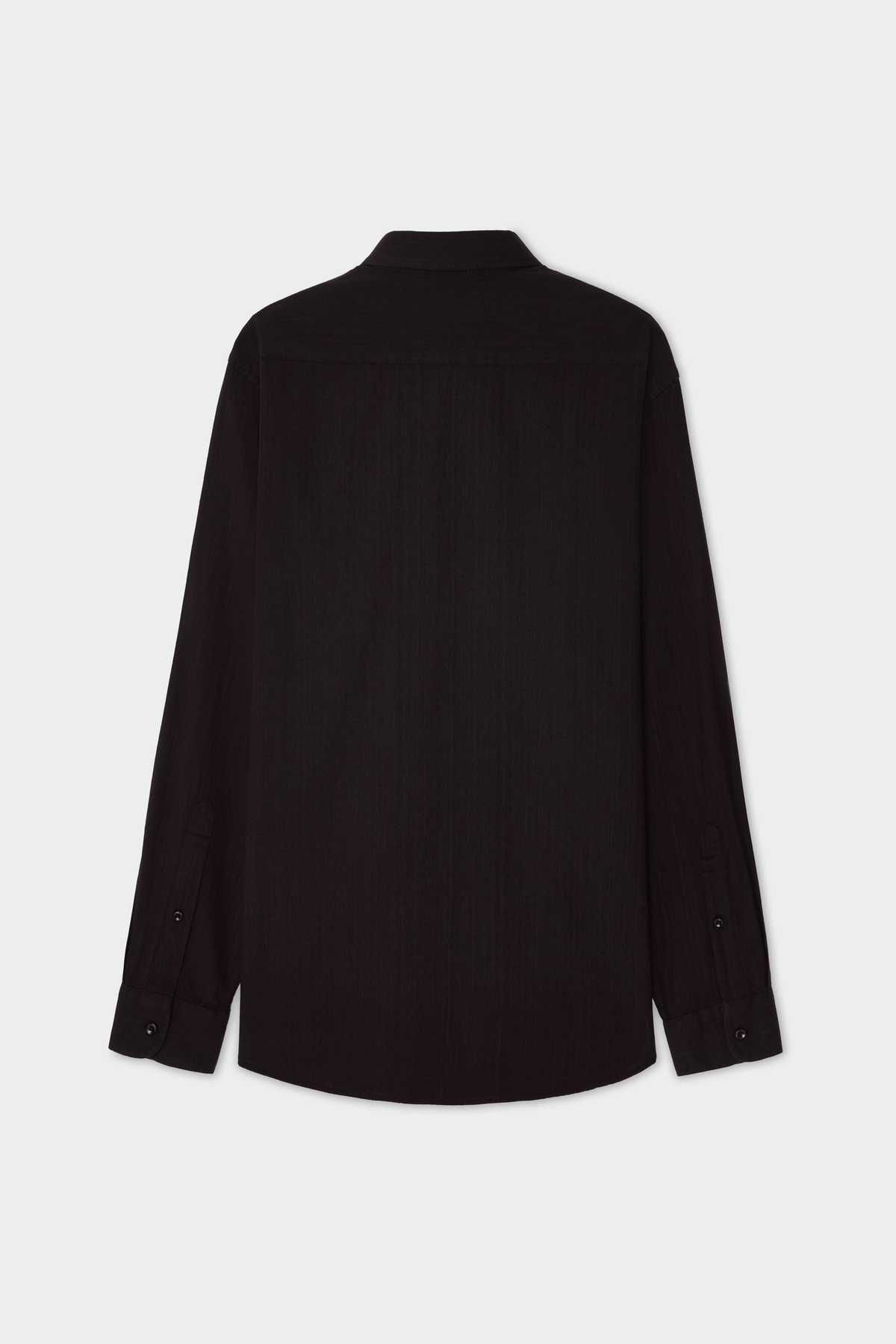 Ds Damat Comfort Acı Kahve Düğmeli Yaka Rahat Kesim Keten Görünümlü %100 Pamuk Gömlek — قهوه‌ای 2HC02ORT64265 — تصویر 5 از 5