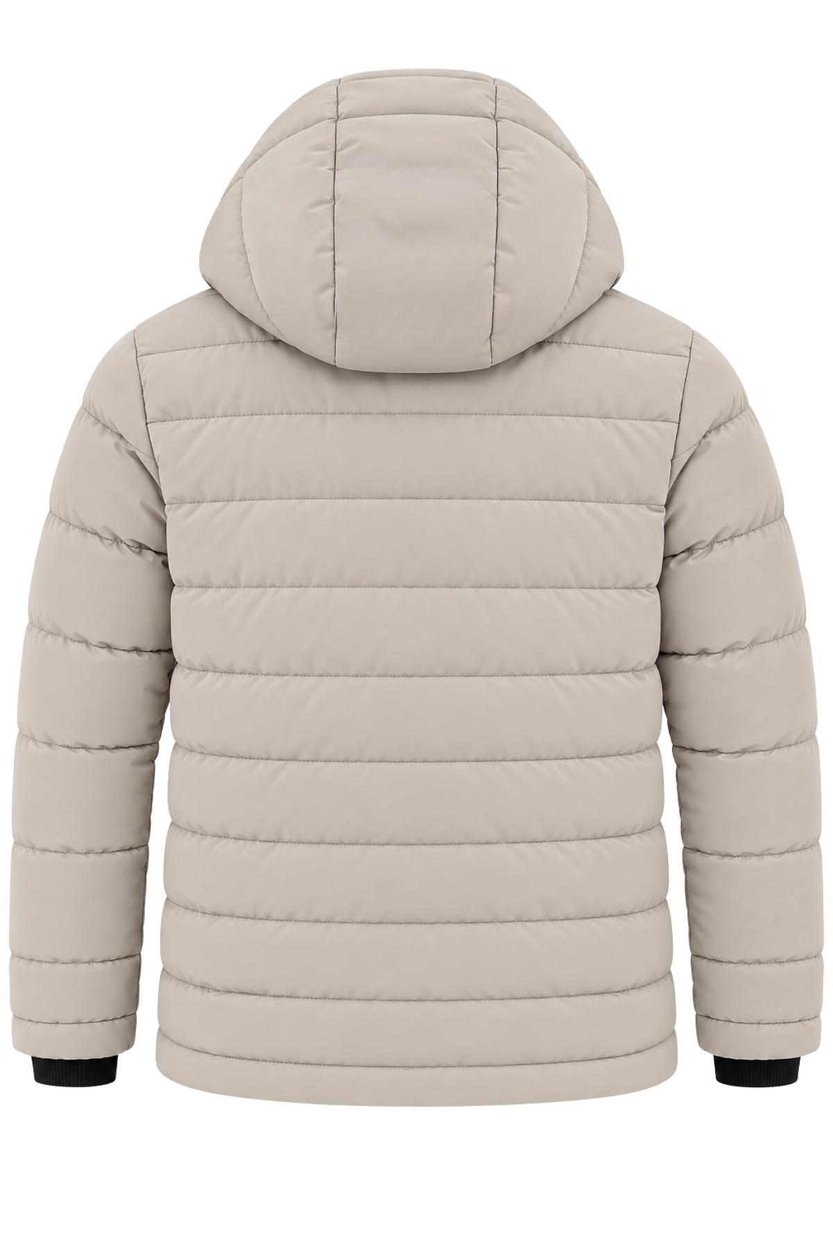 Erkek Krem Erkek Outdoor Su Geçirmez Kapüşonlu Kışlık Kaban – Rüzgar ve Yağmura Dayanıklı Mont & Kaban görsel 5
