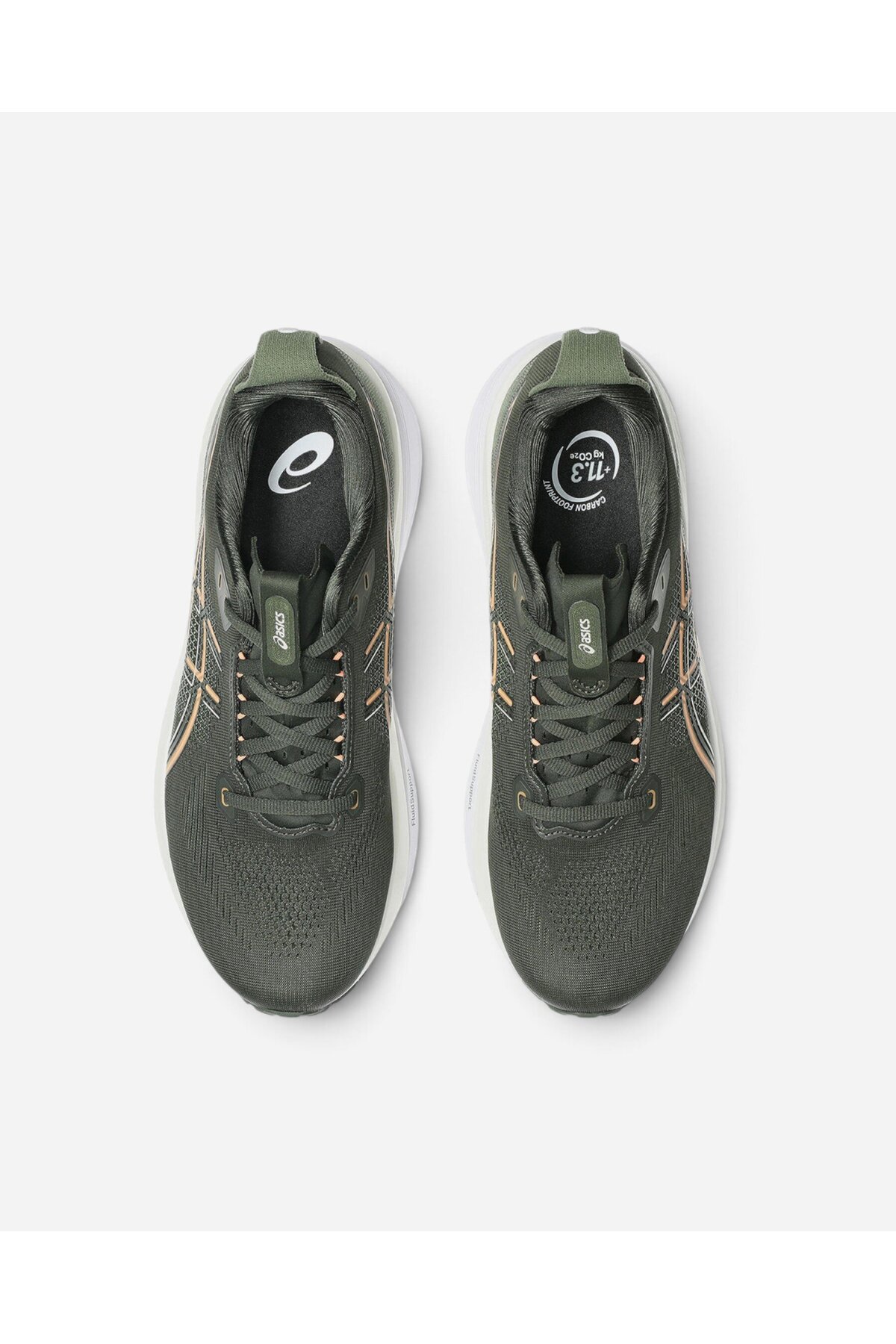 GEL-KAYANO 33 Erkek Kuriiro Brown/Illuminate Yello Koşu Ayakkabısı 1011C167-200 — مشکی — تصویر 7 از 7