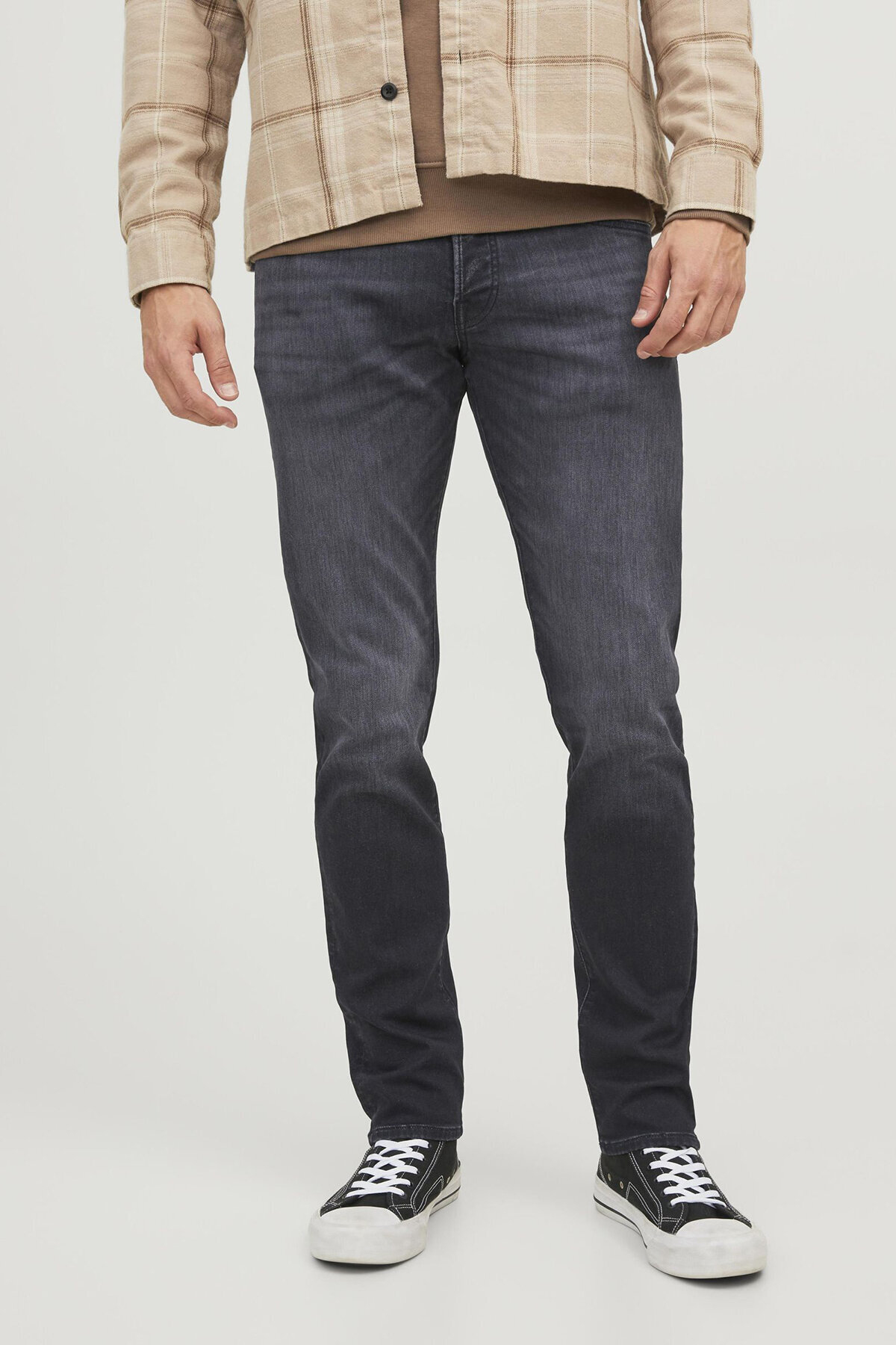 شلوار جین مردانه جک اند جونز گلن کد ۱۲۲۳۷۳۱۶ مشکی جین جک اند جونز شلوار جین Jack & Jones