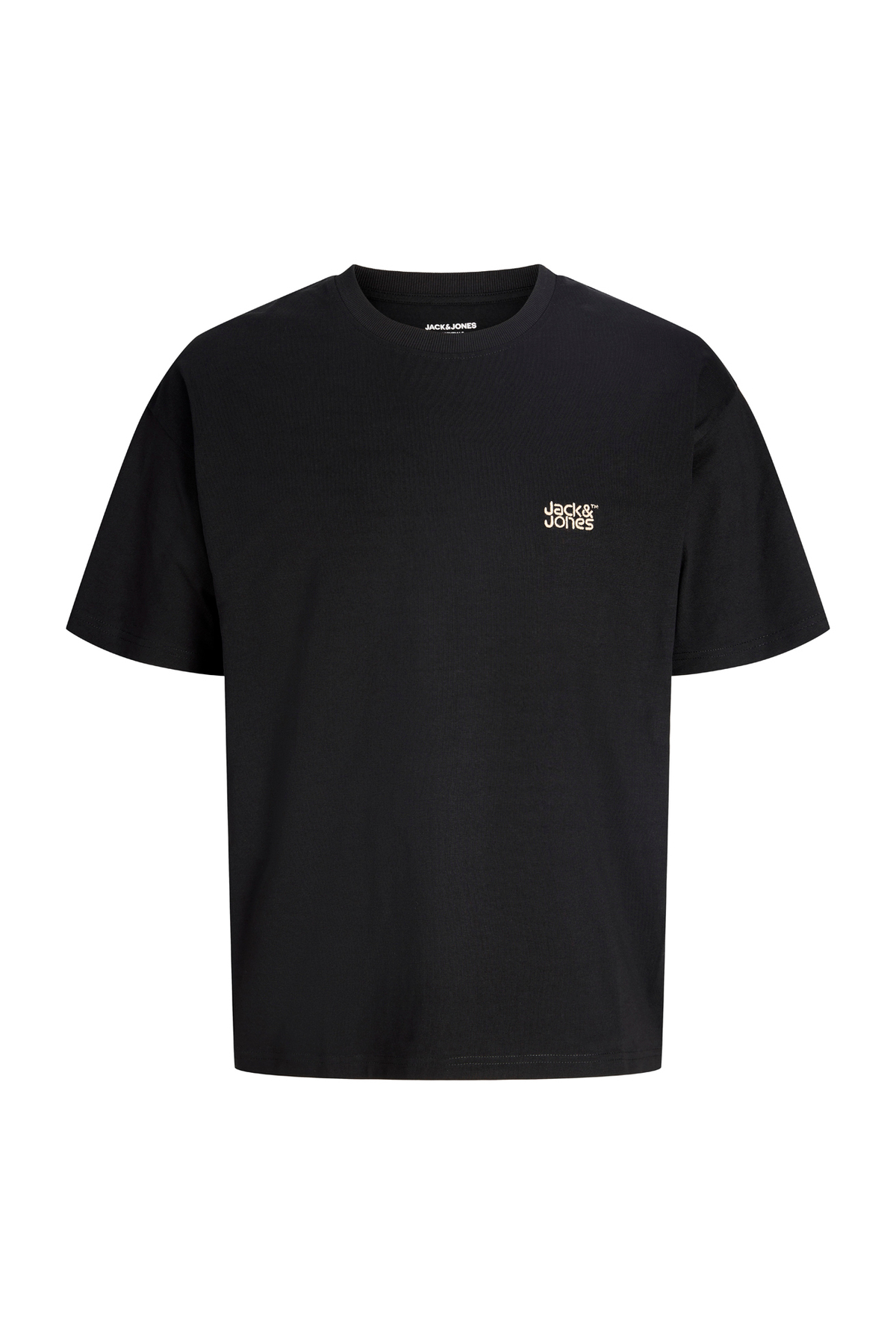 تی شرت مردانه طرح لوگو مشکی کد ۱۲۲۹۹۰۱۶ JJECOLTON TEE SS CREW NECHURE جک اند جونز تی شرت Jack & Jones