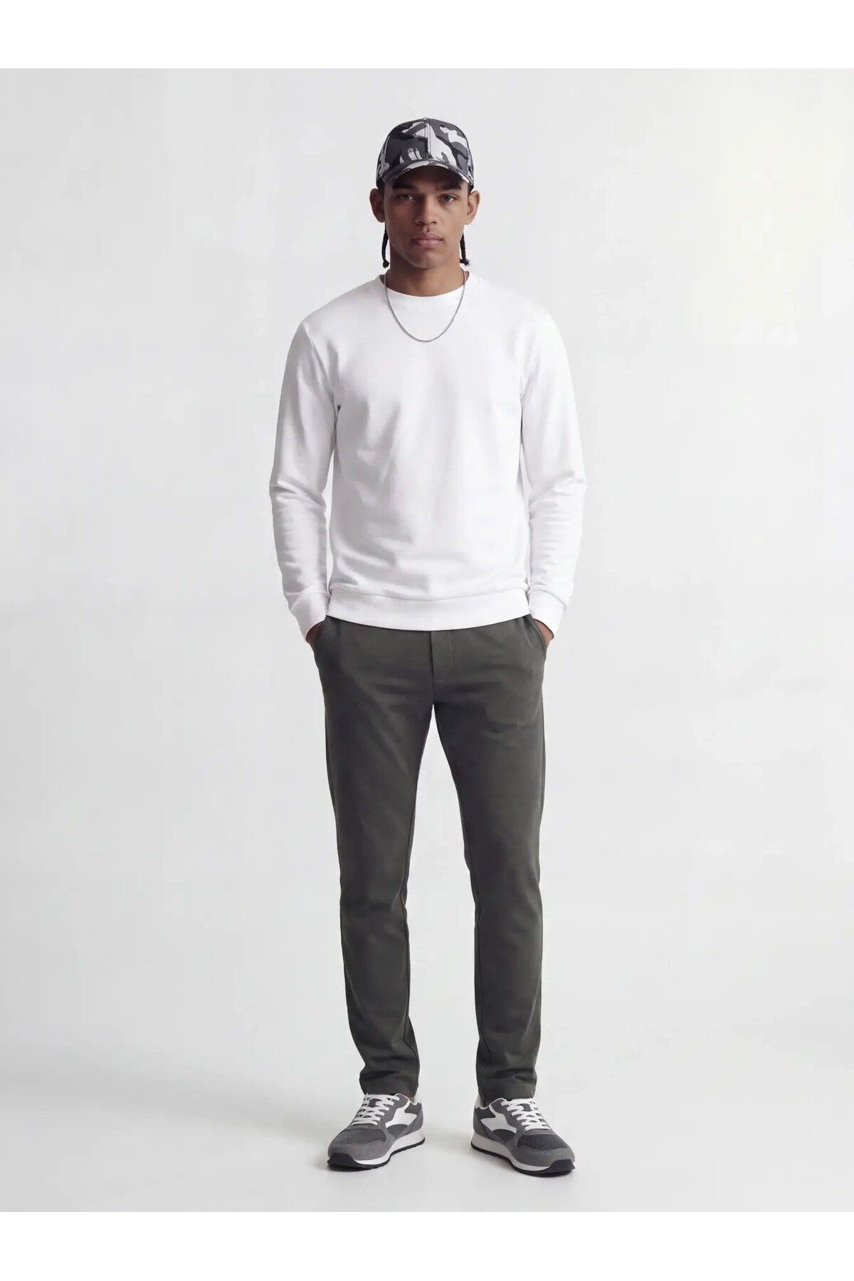 شلوار مردانه خاکستری Jpstkane William Jogger جک اند جونز شلوار اسپرت Jack & Jones