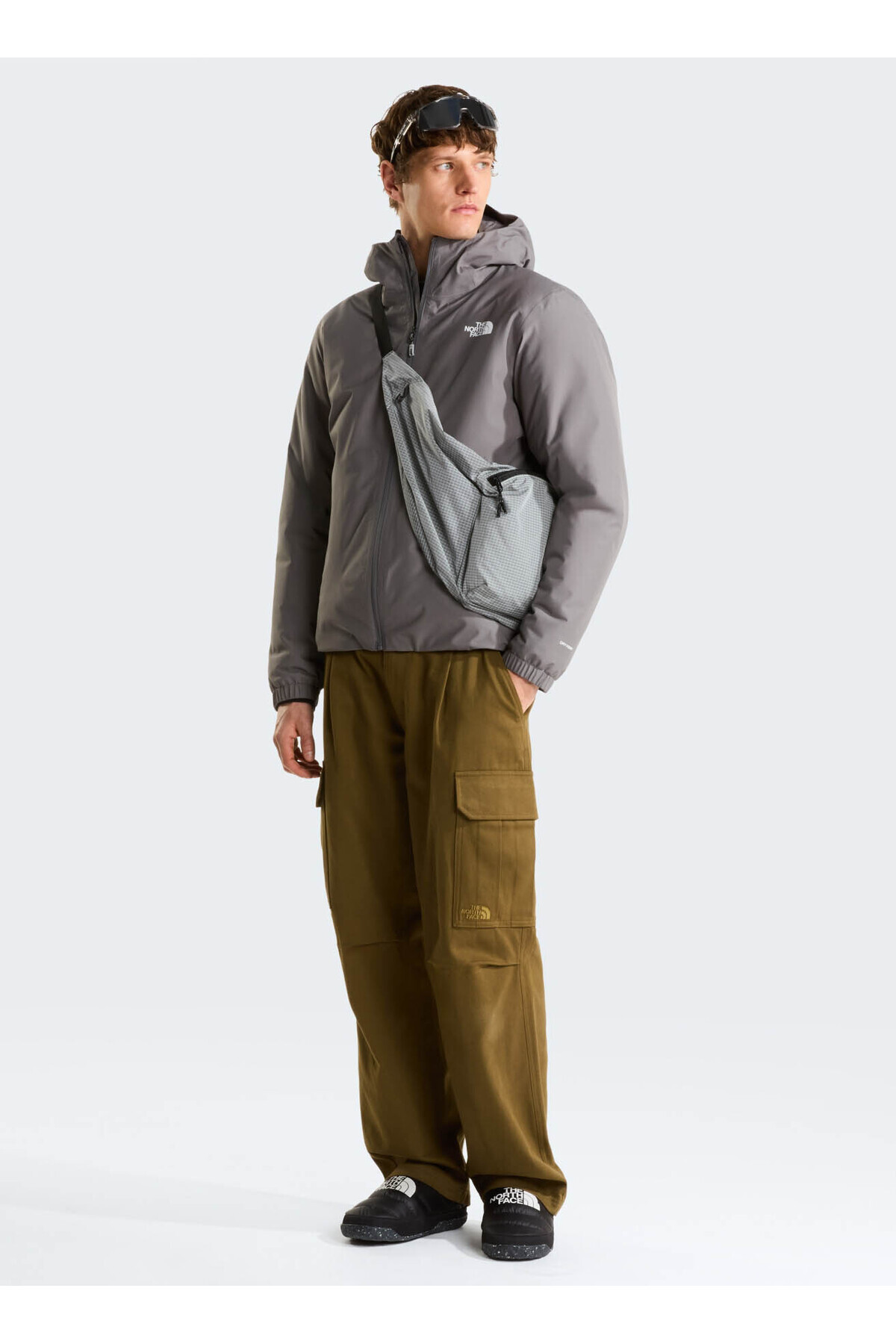 M QUEST INS JACKET Gri Erkek Spor Mont — خاکستری 5003416705 — تصویر 4 از 4