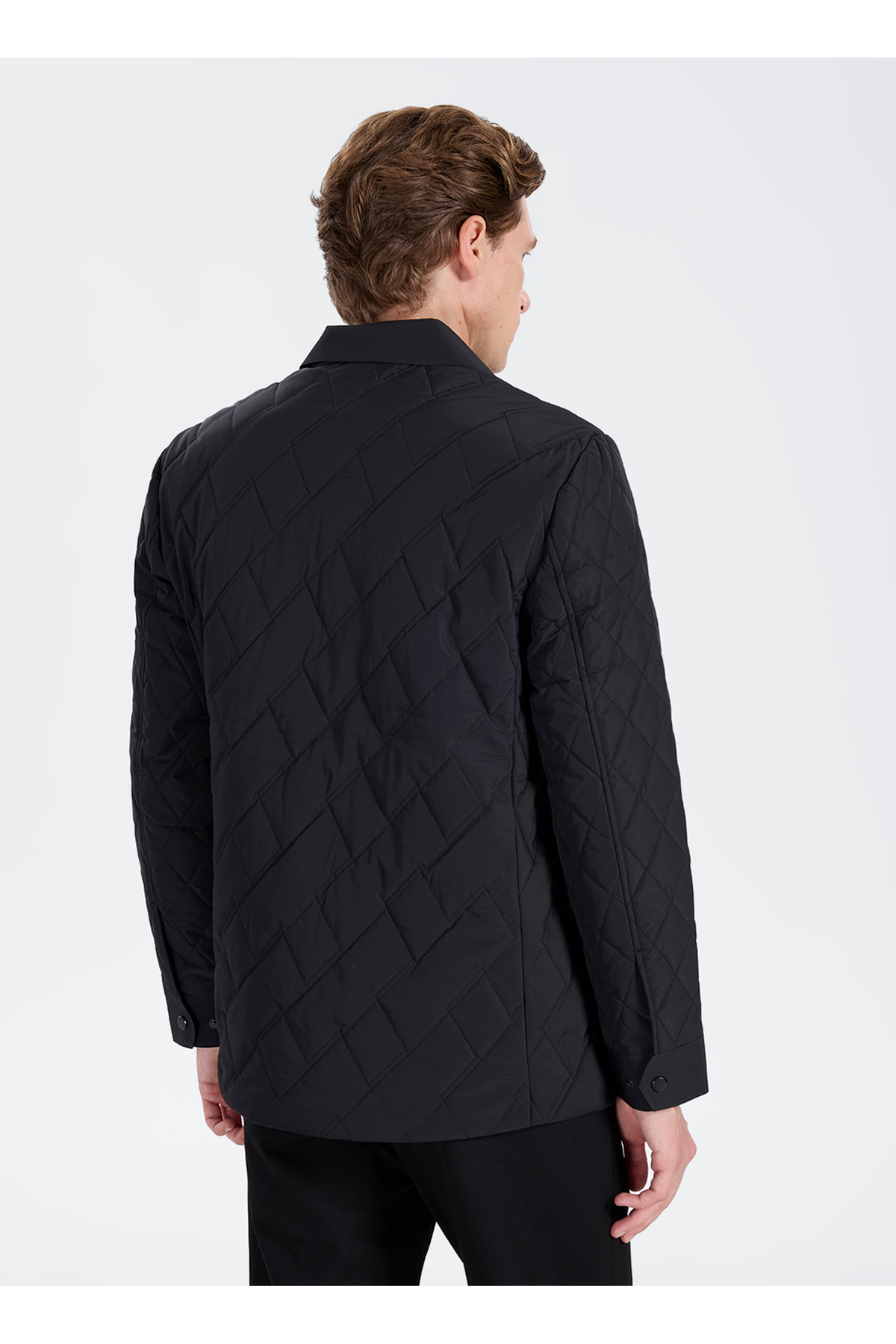 ALTINYILDIZ CLASSICS Siyah Erkek Palto ACE010271002 görsel 6