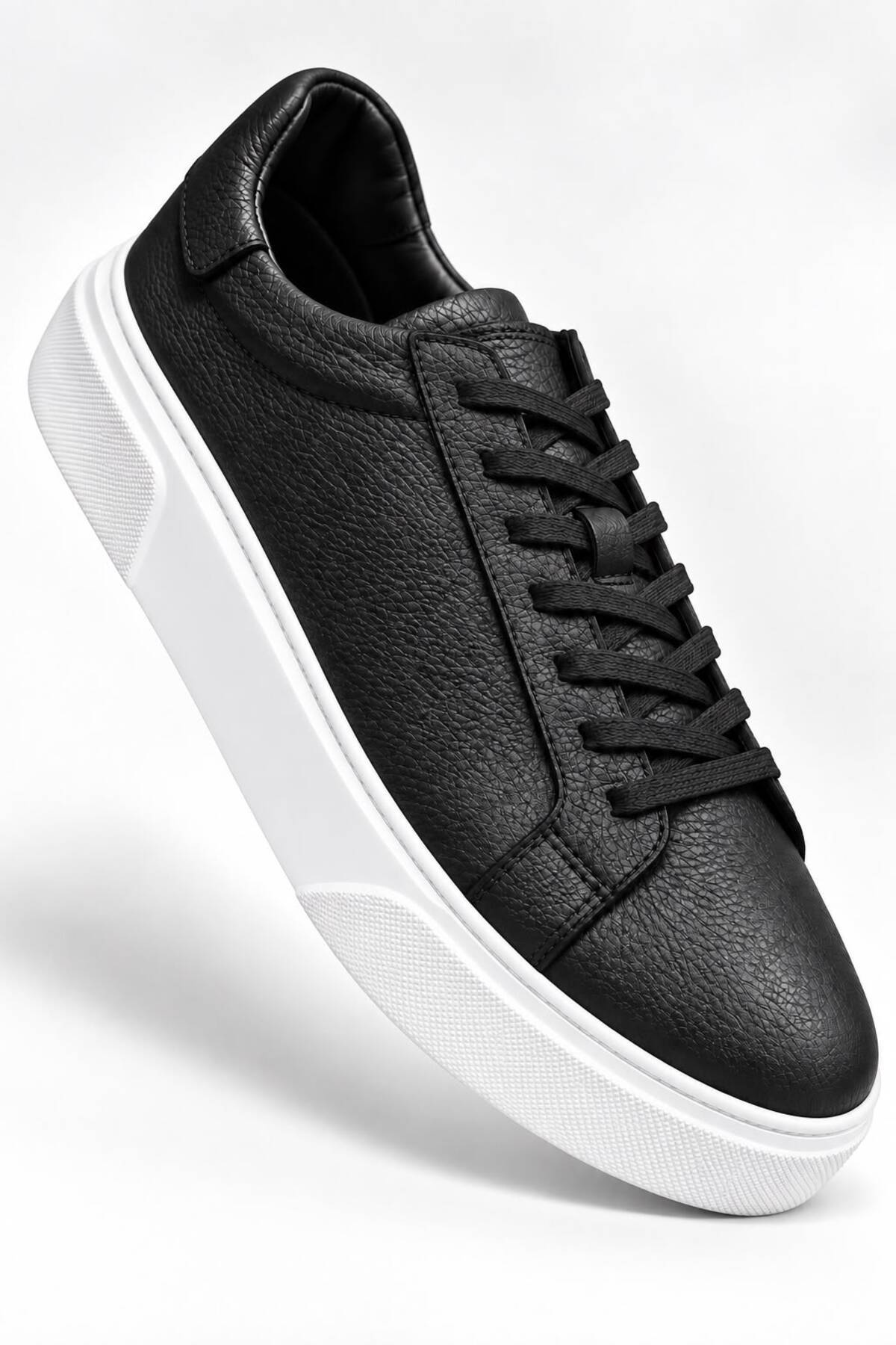 SOLERIUM SHOES %100 Hakiki Deri Hakiki Ortopedik Hafif Erkek Rahat Günlük Terletmez Büyük Numara Battal Sneaker 38-47 Numara görsel 4