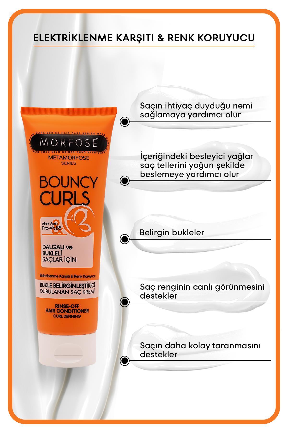 Metamorfose Bouncy Curls Bukle Belirginleştrici Durulanan Saç Kremi 250 Ml — 1100017702 — تصویر 2 از 5