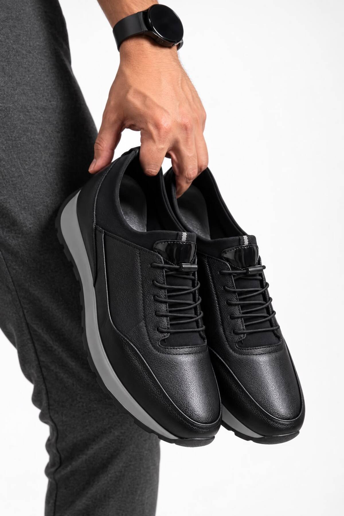 SOLERIUM SHOES Hakiki Deri Tam Ortopedik Günlük Erkek Ayakkabı 38-47 Numara Arası