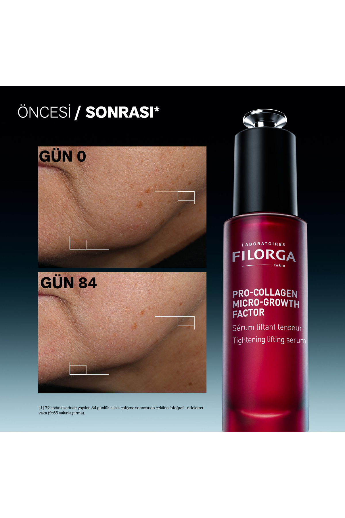 Pro-Collagen Micro Growth Factors Sıkılaştırıcı ve Lifting Etkili Serum 30 ml — FL 0181 — تصویر 3 از 8