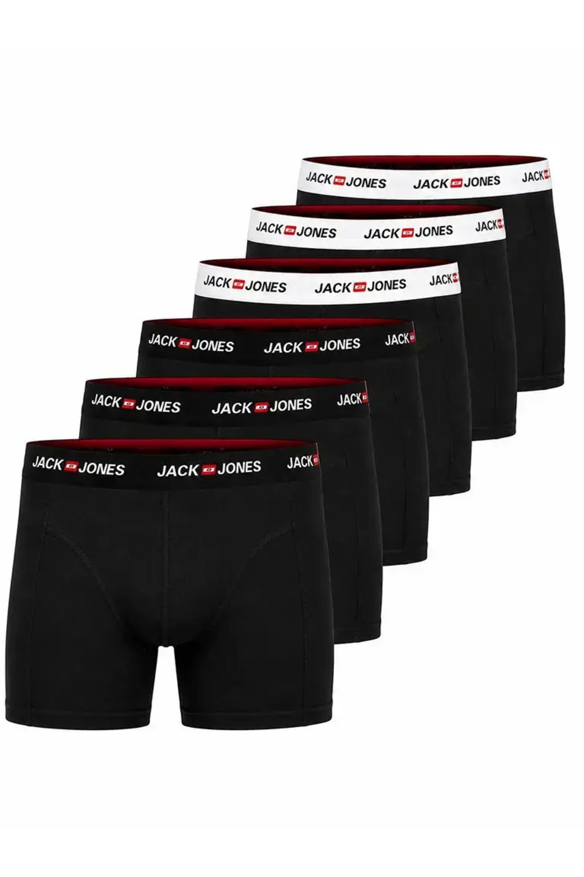 شلوارک بوکس مردانه جک جونز سایز بزرگ 6 عددی 12295776 3 جک اند جونز باکسر Jack & Jones