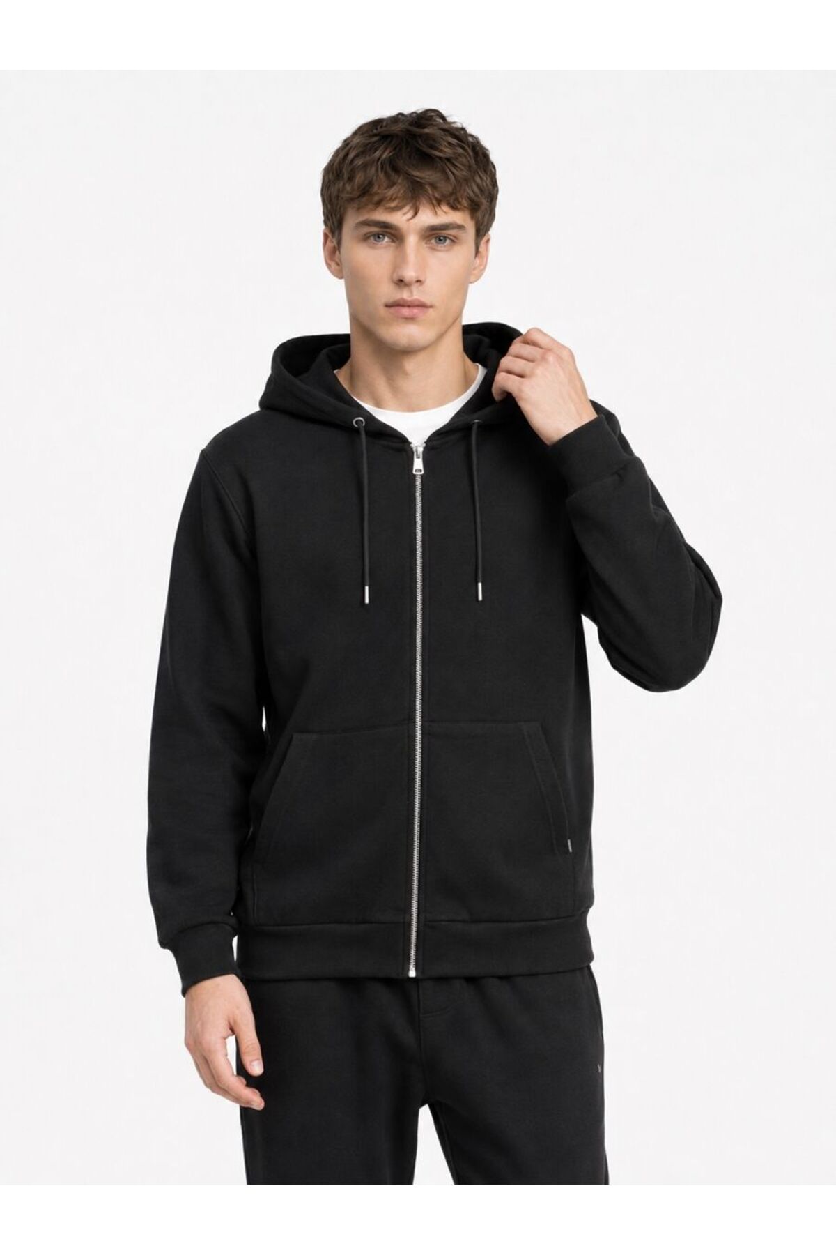 Regular Fit Erkek Hırka — مشکی LF2044261_Q1.V1 — تصویر 2 از 5