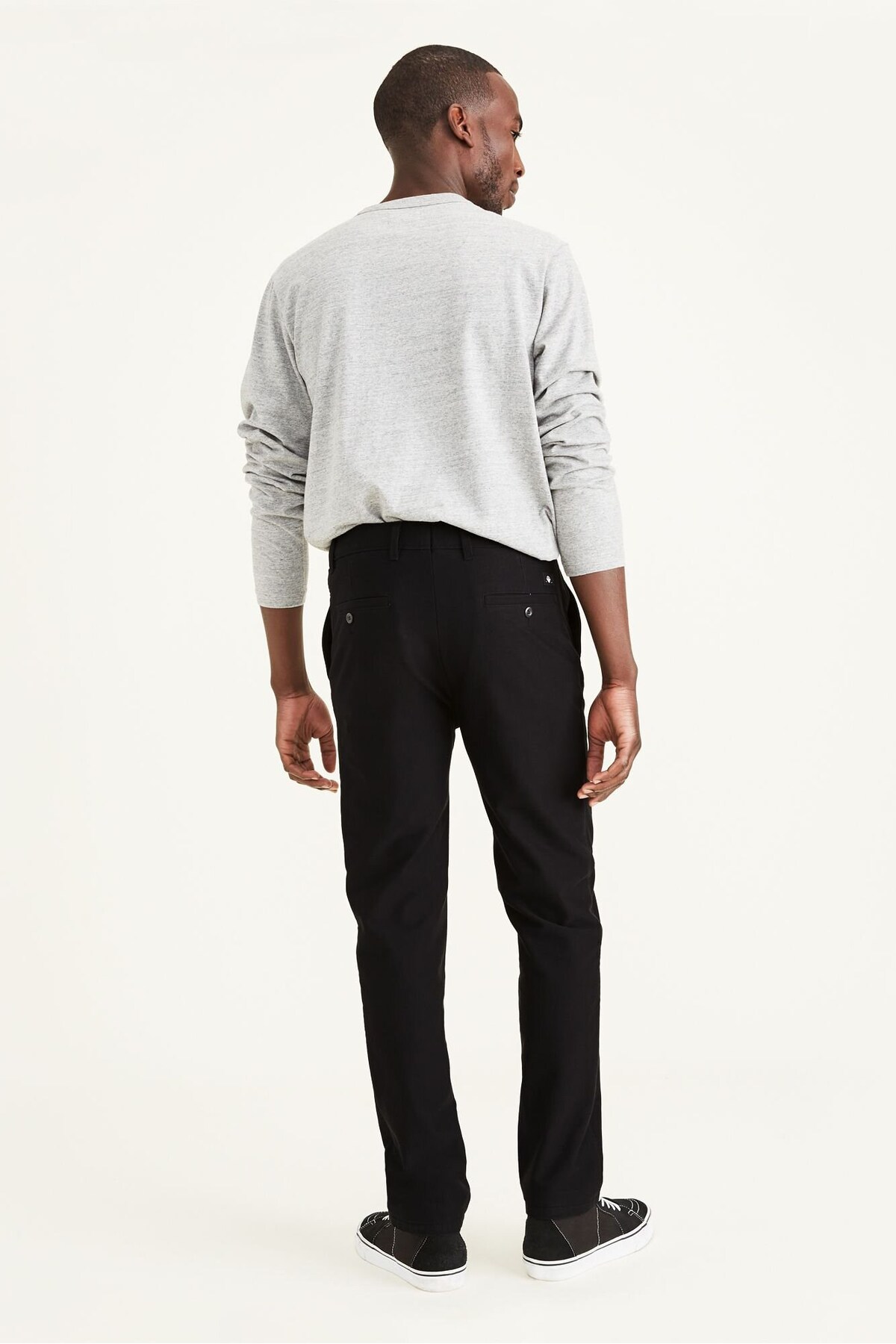 شلوار کتان نازک مردانه Comfort Knit مدل MINERAL BLACK