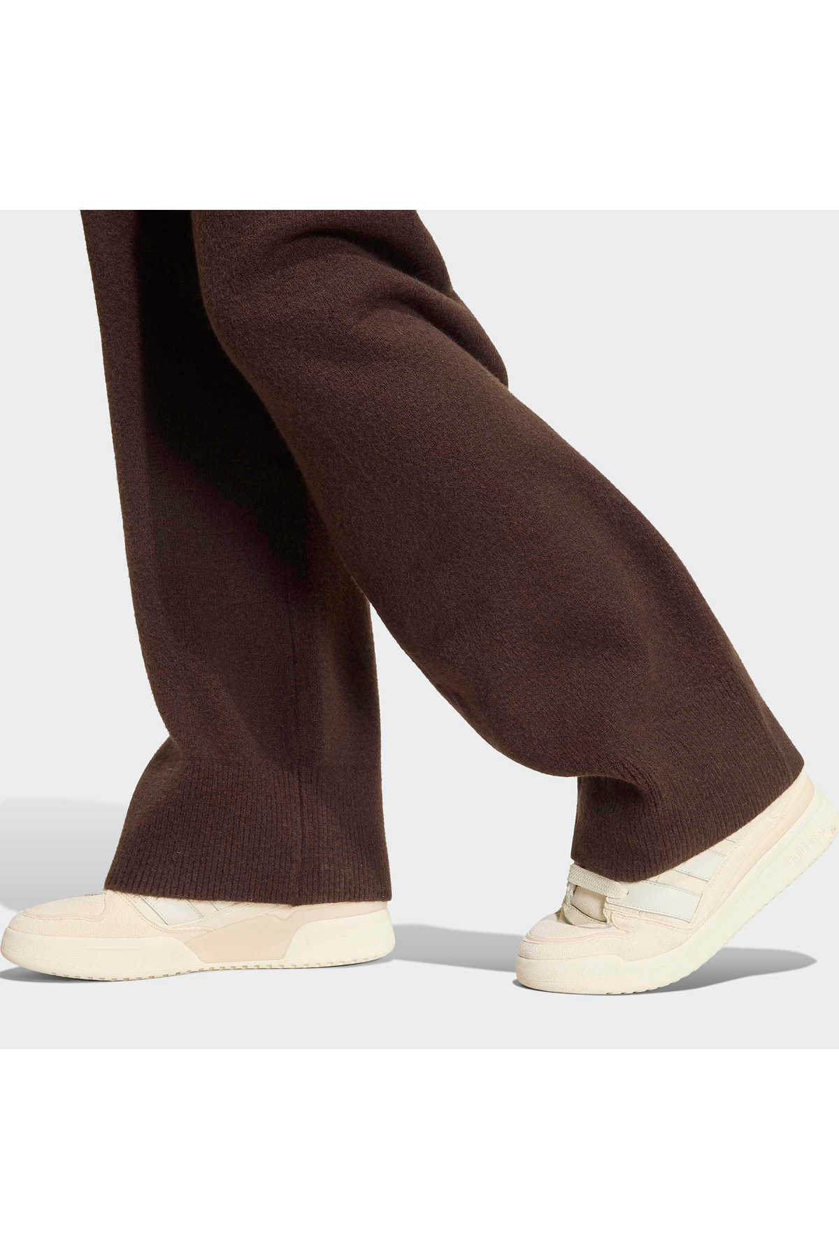 شلوار اسفنجی زنانه قهوه‌ای Essentials Knit