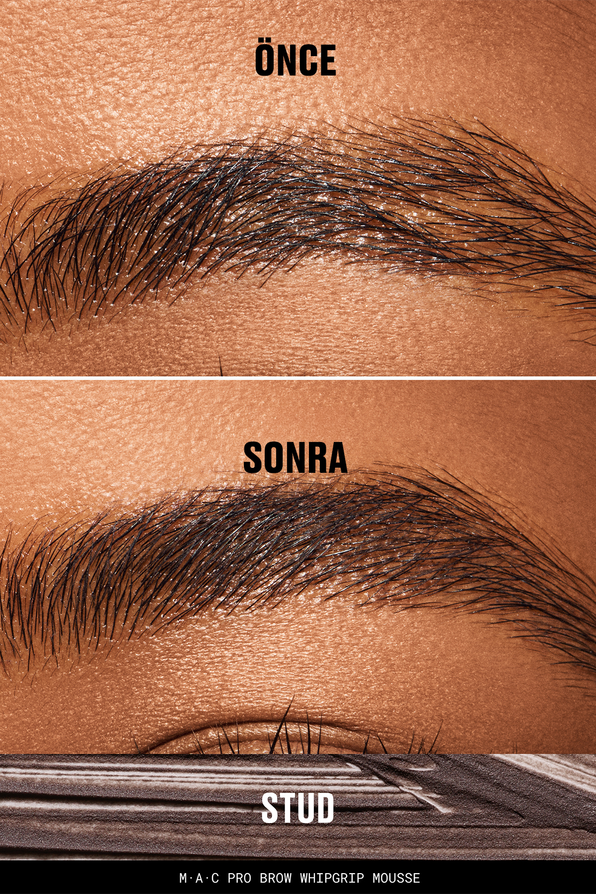 Pro Brow Whipgrip Mousse Hafif ve Köpük Dokulu Renkli Kaş Sabitleyici - Stud — رنگارنگ 143484 — تصویر 3 از 7