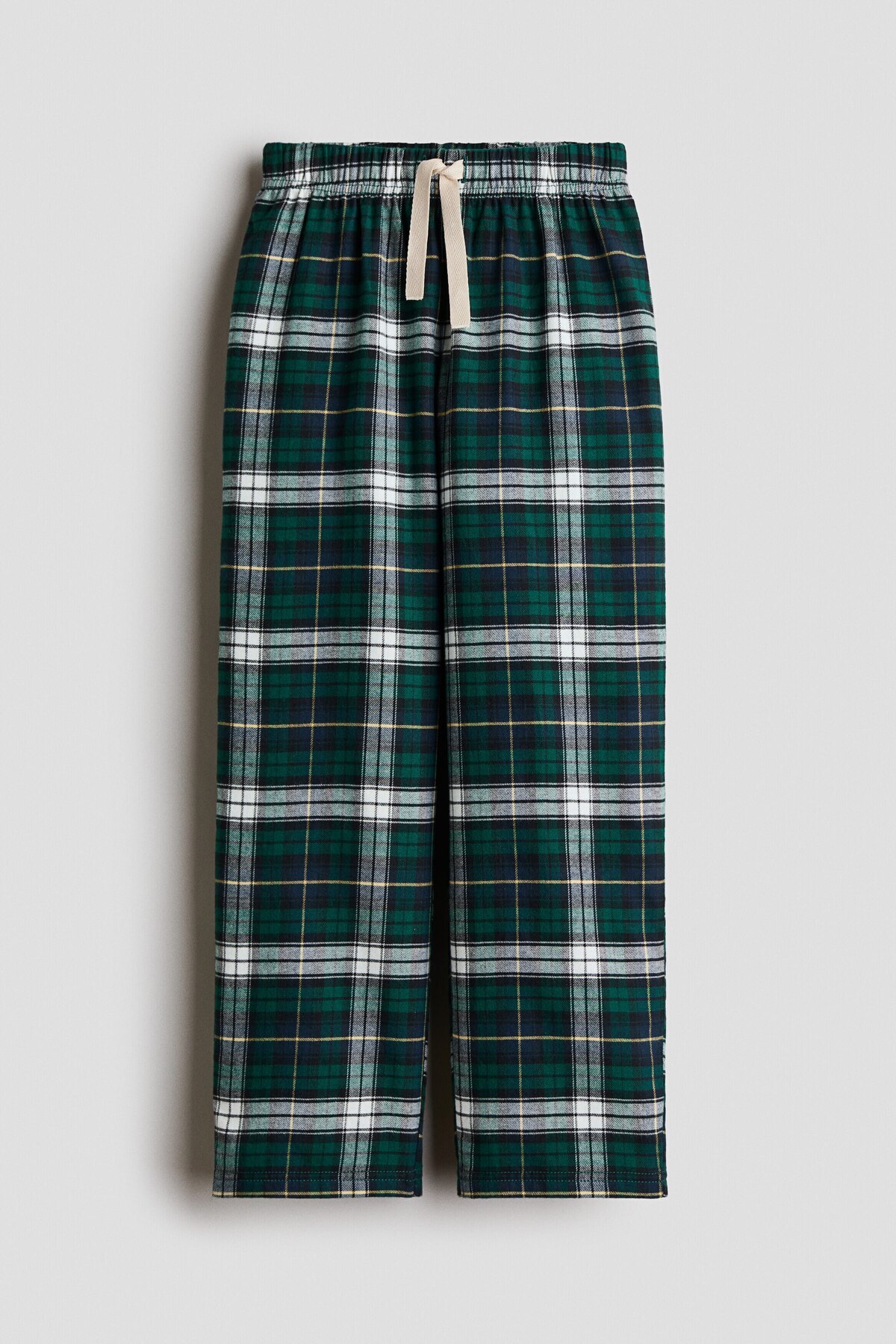 Desenli Flanel Pijama Altı