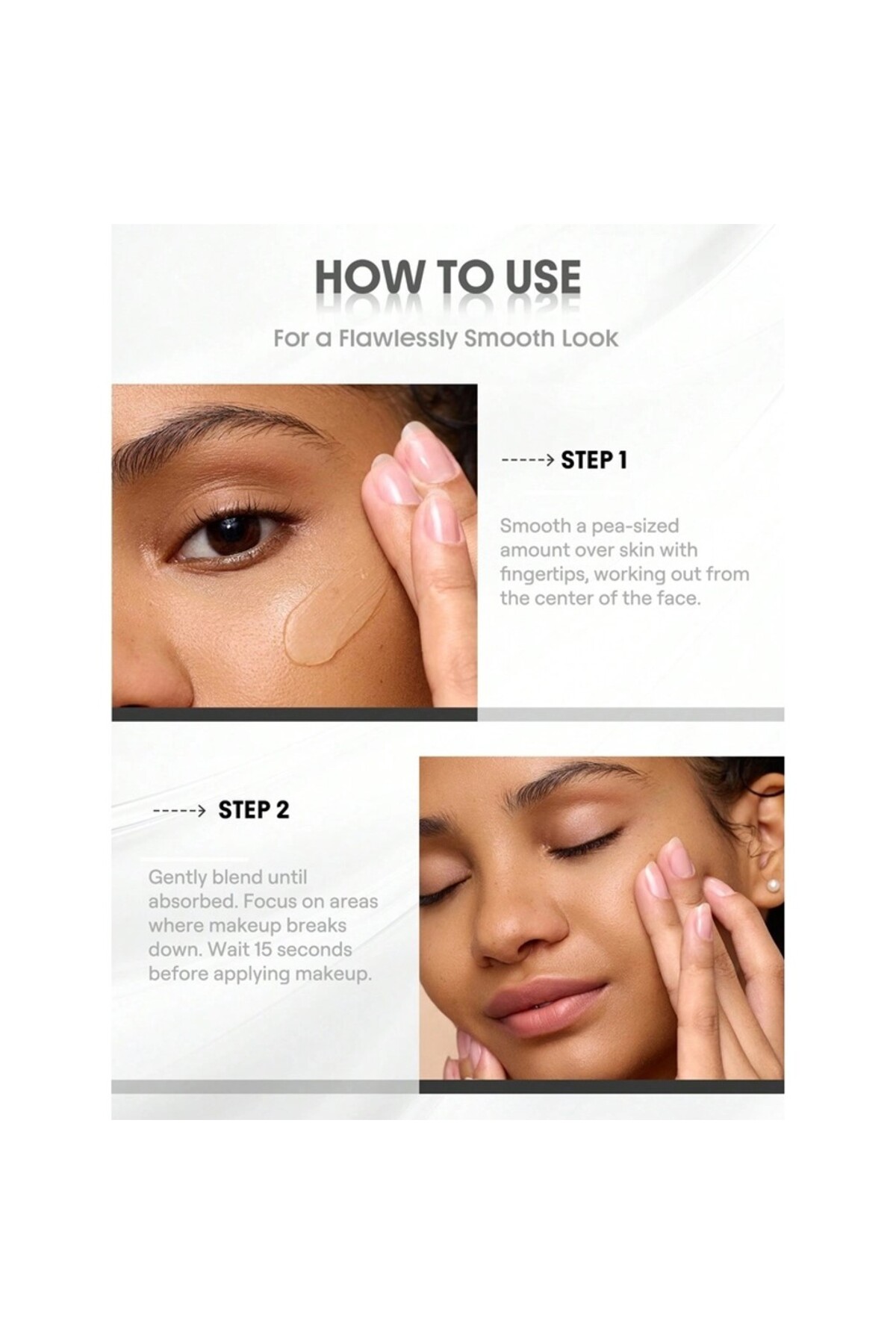 camera on smooth & blur primer — سفید 43465765764 — تصویر 6 از 8
