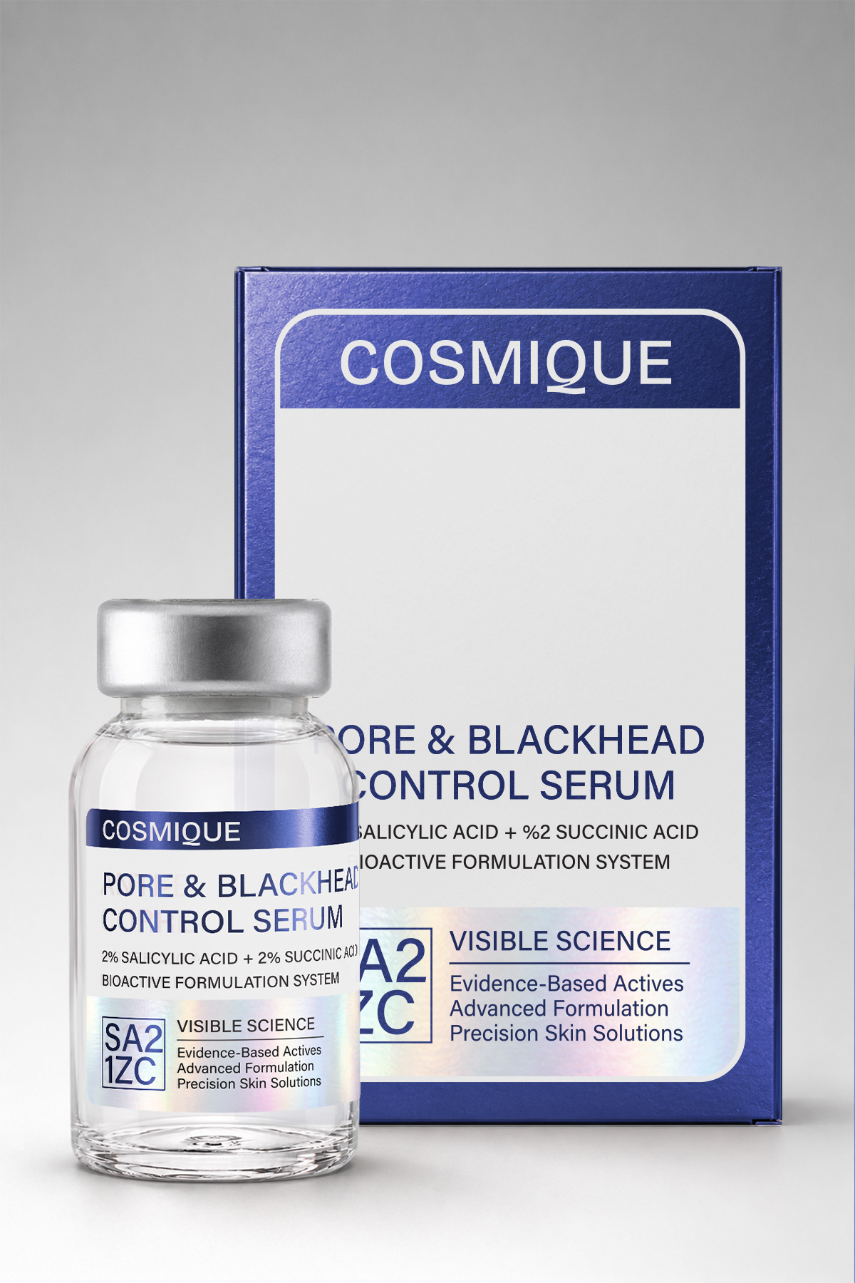 %2 Salisilik Asit + %2 Süksinik Asit + %1 Zinc PCA - Gözenek ve Siyah Nokta Karşıtı Cilt Bakım Serumu 25 ml — CSM005 — تصویر 6 از 6