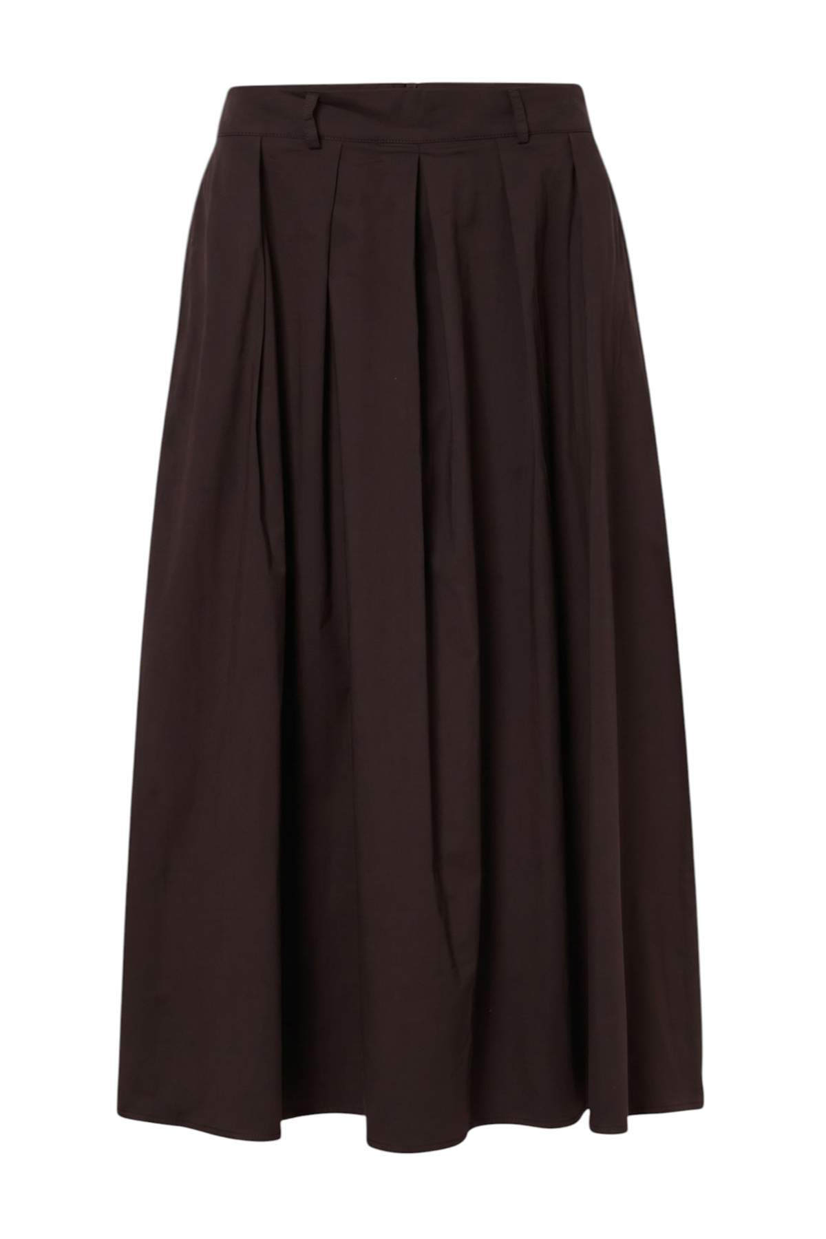 Trendyolmilla Modest Koyu Kahverengi Regular Poplin Düz Dokuma Alt&Üst Tesettür Alt - Üst Takım TCTAW27US00034