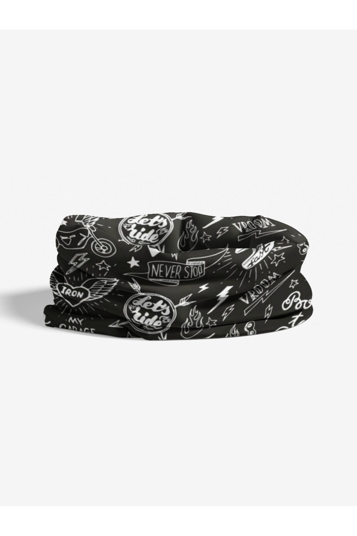 Luma Ride or Die Unisex Motorcu Buff Boyunluk, Bandana, Maske, Saç Bandı, Baf Motosiklet & Outdoor görsel 2