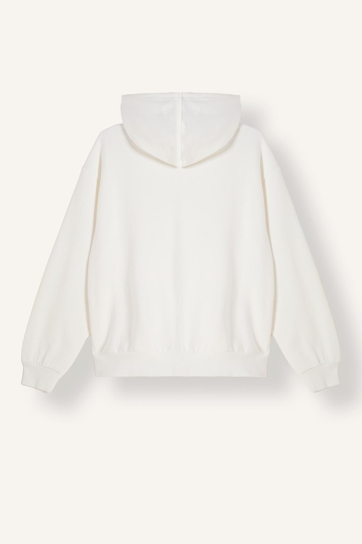 DeFacto Relax Fit Kapüşonlu Cepli Basıc Fermuarlı Sweatshirt C1809AX24WN görsel 7