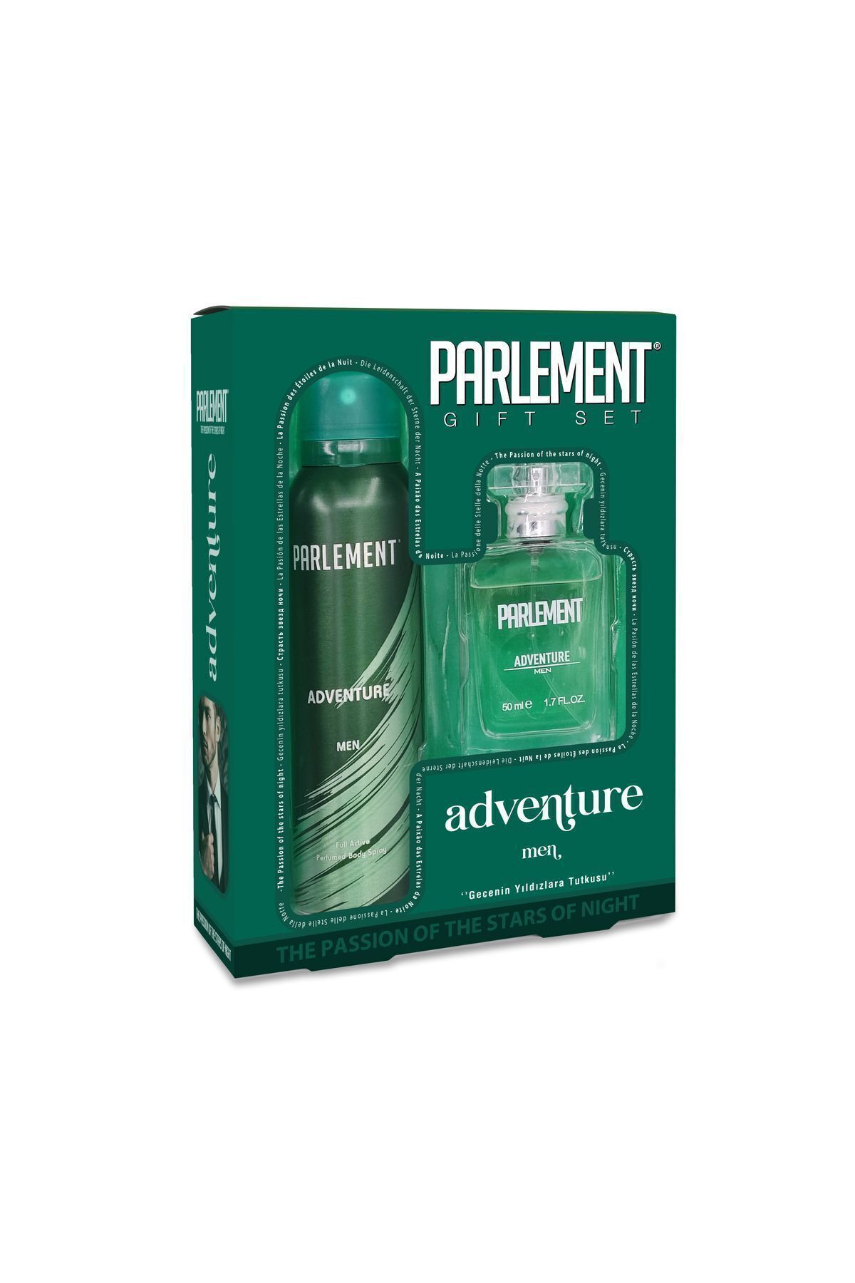Parlement Kozmetik Parlement Advanture Men Set Parfüm 60 Ml Edt&150 Ml Deo — سفید PAR-0222