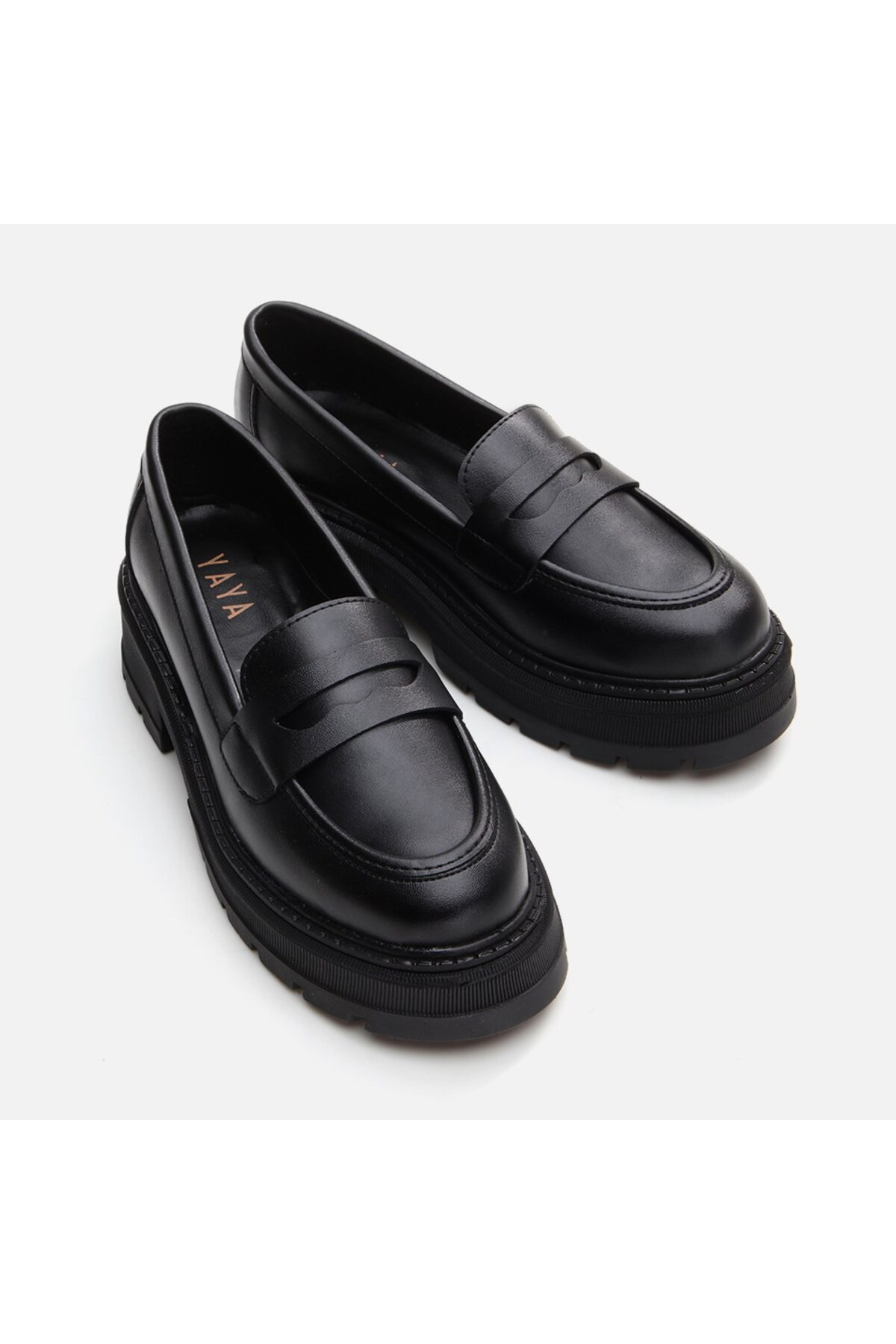 Yaya by Hotiç Kadın Siyah Loafer görsel 3