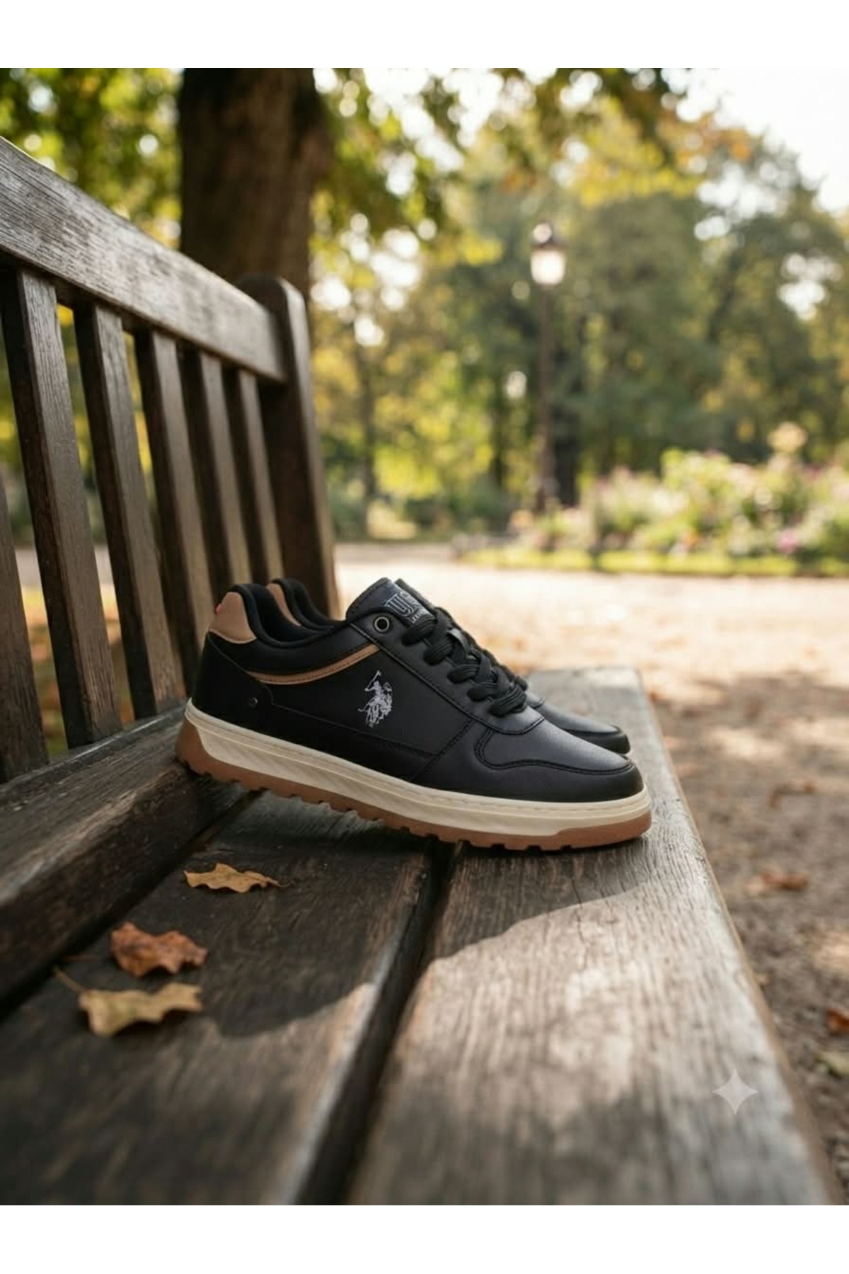 U.S. Polo Assn. BELO Siyah Erkek Sneaker Sportif Ayakkabı-p