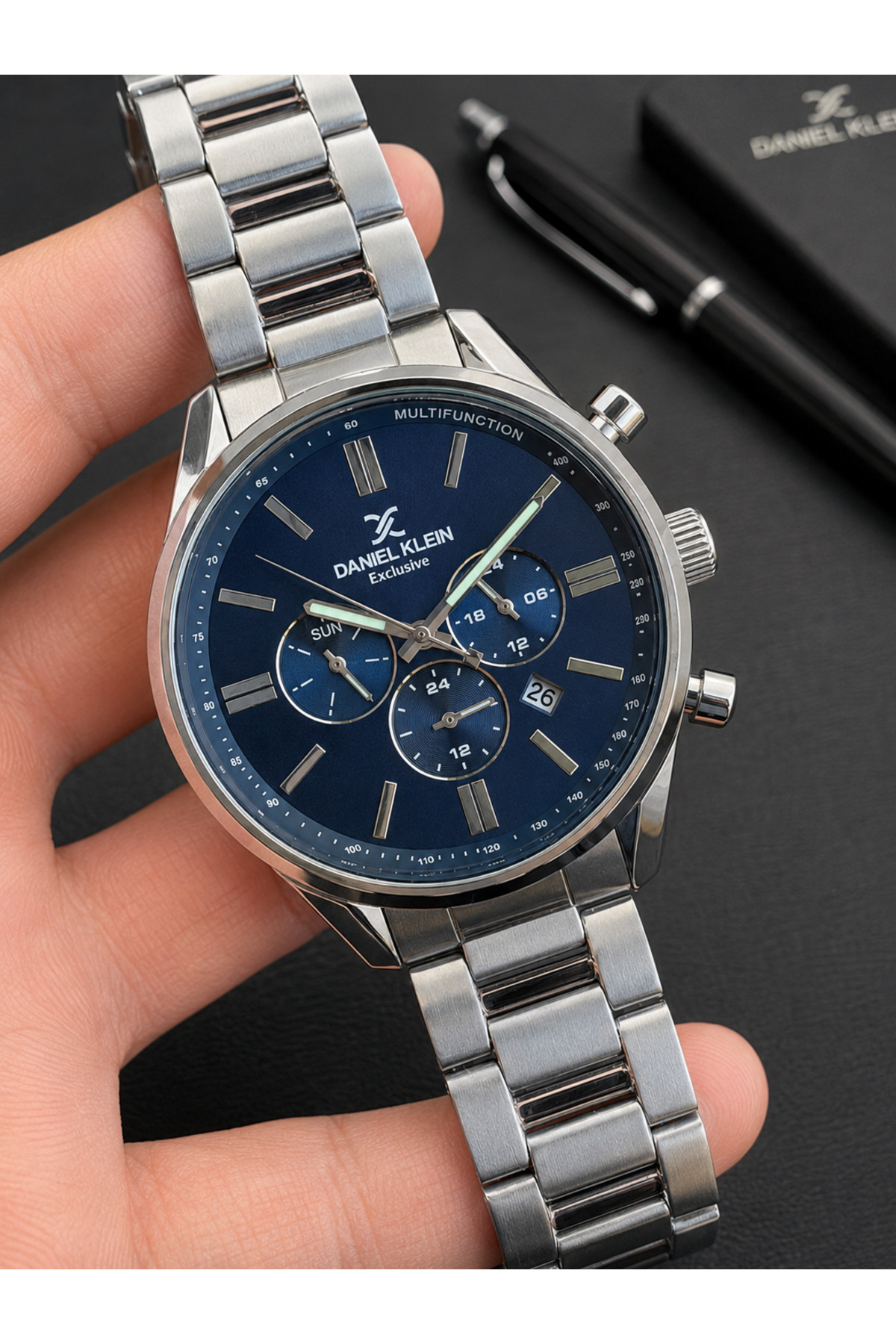 Daniel Klein Nişan Ve Damatlara Özel İç Fonksiyonları Aktif 2 Yıl Garantili Erkek Kol Saati K.10906- görsel 3