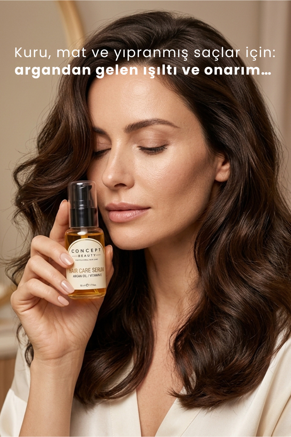 سرم مراقبت از مو - سرم مراقبت از مو آرگان - سرم مغذی و ترمیم کننده (50 میلی لیتر) — CB006 — تصویر 3 از 9