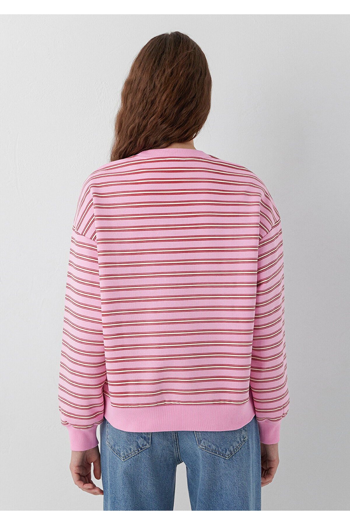 Mavi Pembe Sweatshirt 1S20092-91734 görsel 5