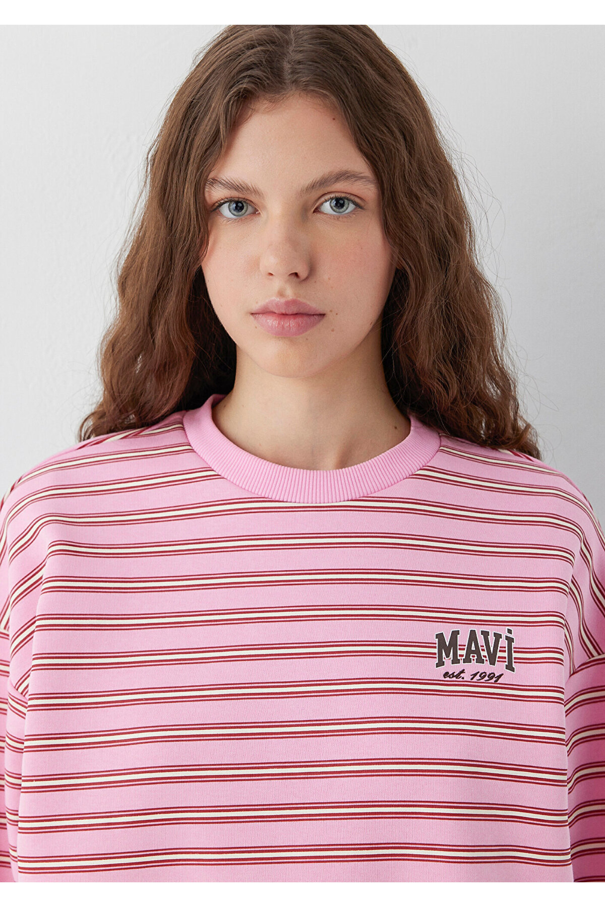 Mavi Pembe Sweatshirt 1S20092-91734 görsel 6