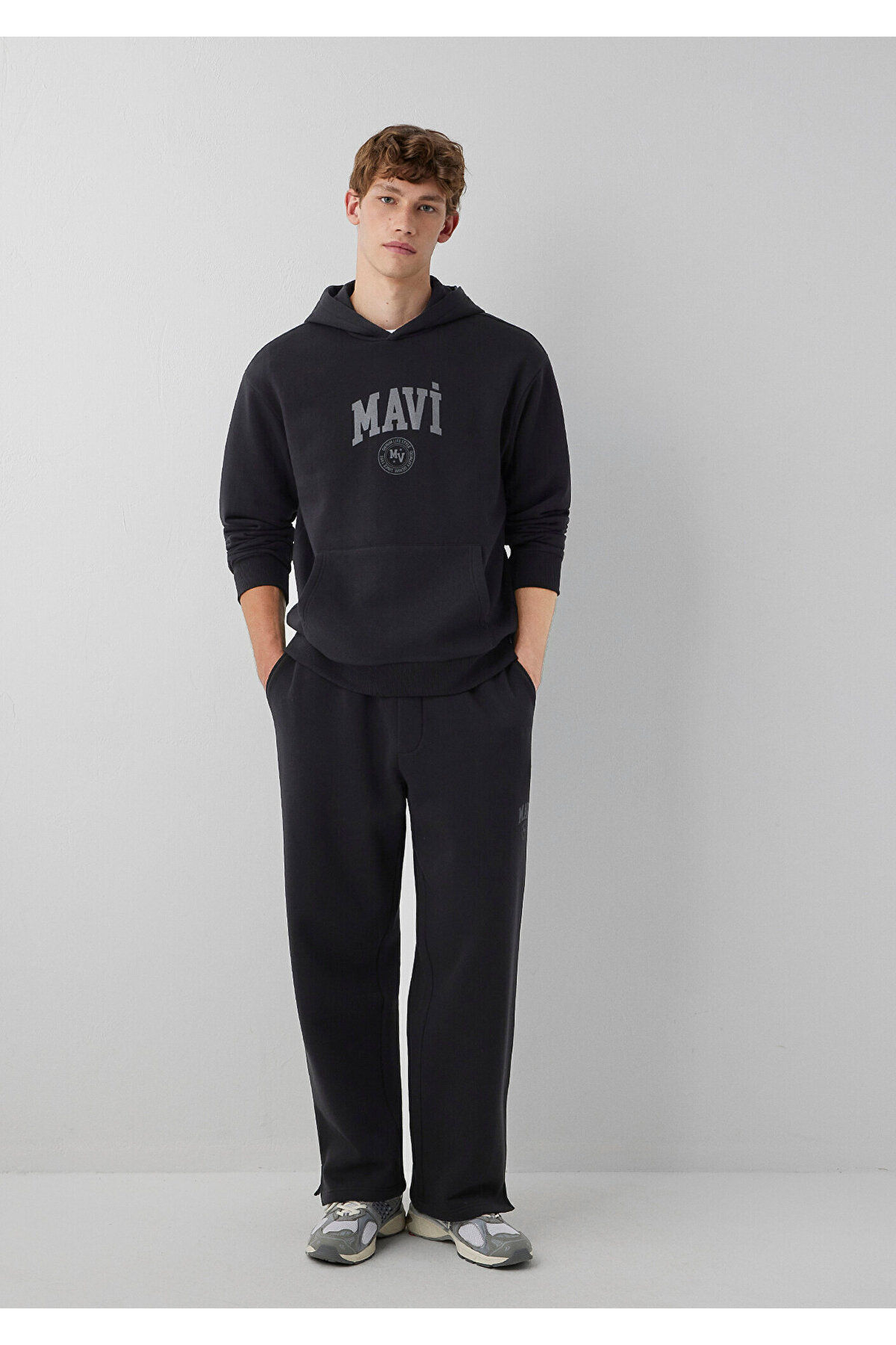 Mavi M0010616 Logo Baskılı Erkek Eşofman Altı SİYAH görsel 2