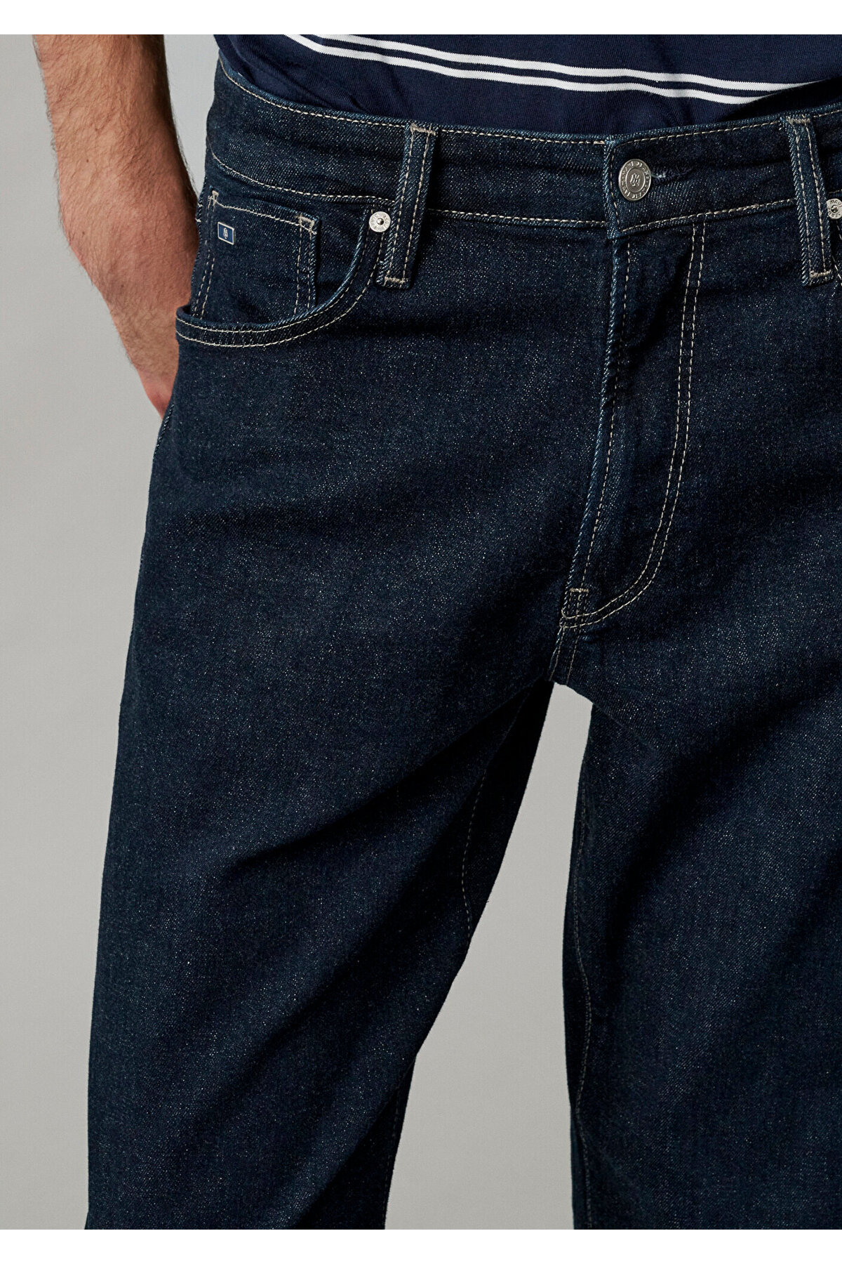 Mavi Marlon Classic Denim Rinse Jean Pantolon 0019166-A4187 görsel 7