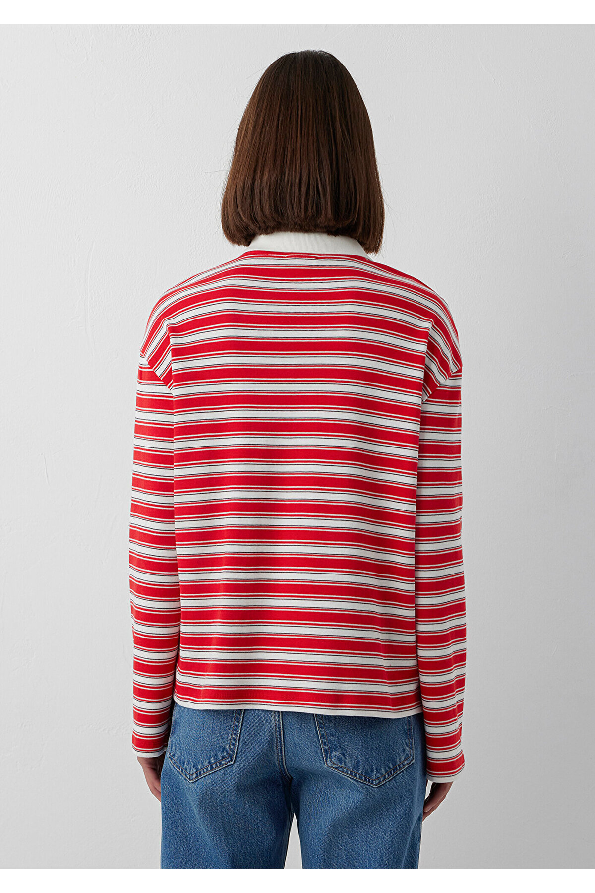 Mavi LOGO BASKILI TİŞÖRT Aura Orange Stripe görsel 5