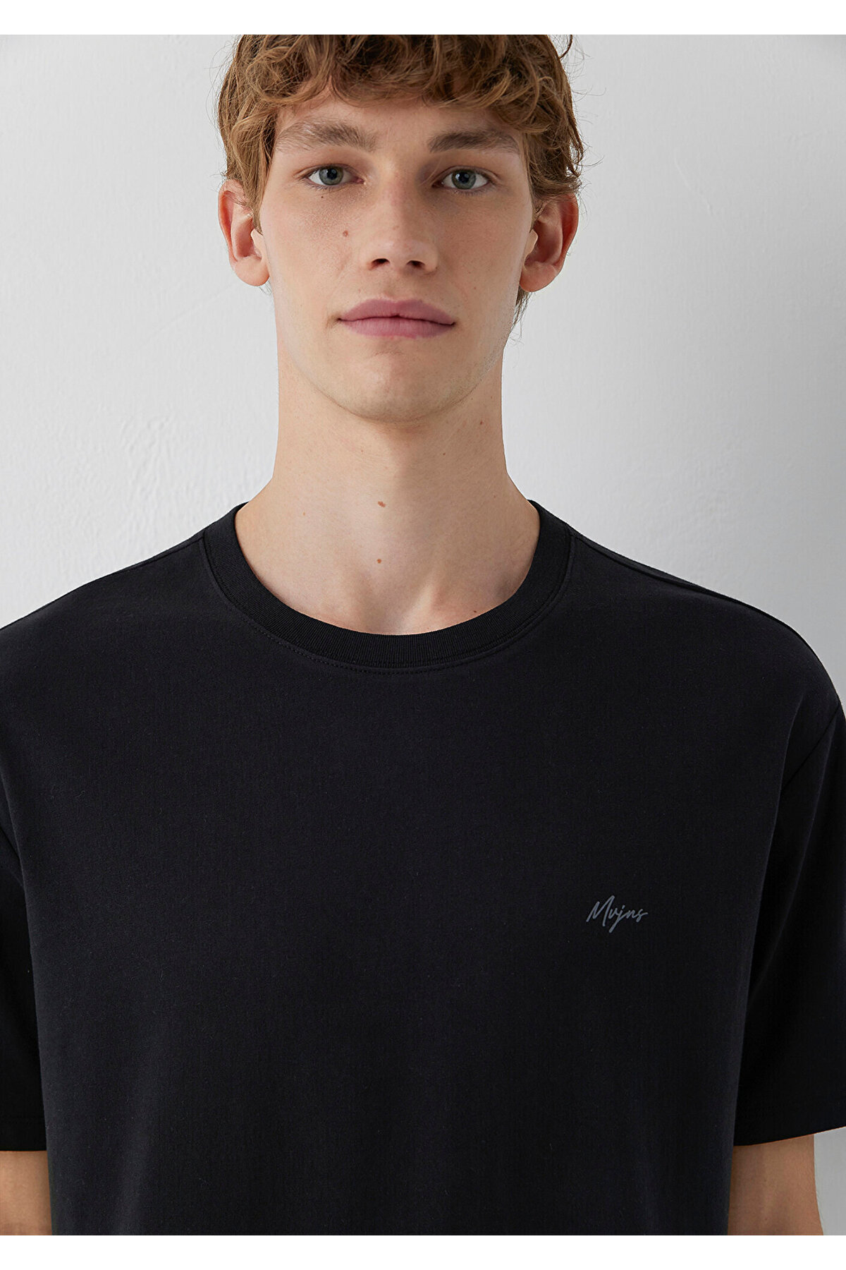 Mavi Mvjns Siyah Basic Tişört Loose Fit / Bol Rahat Kesim 0613680-900 görsel 6