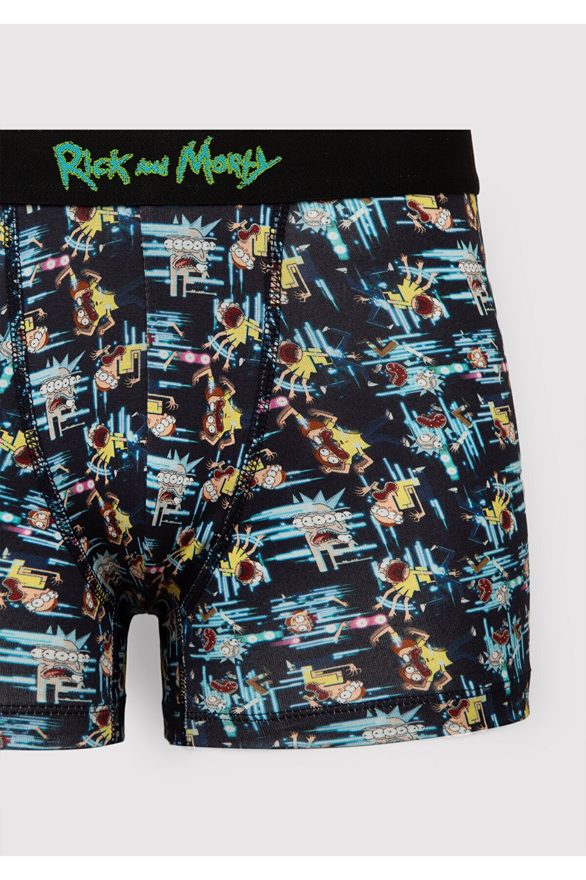 Mavi Rick and Morty Baskılı Lacivert Boxer 0912454-30217 görsel 2