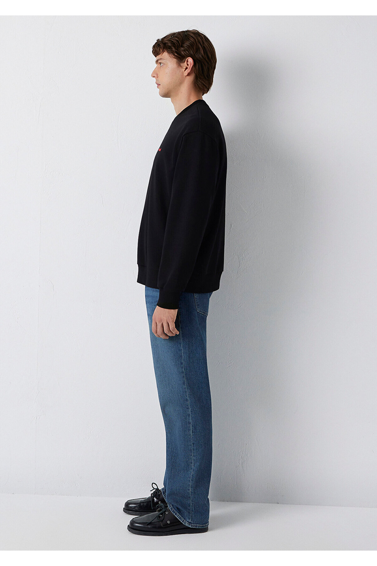 Mavi Logo Siyah Basic Sweatshirt 0S10643-900 görsel 4