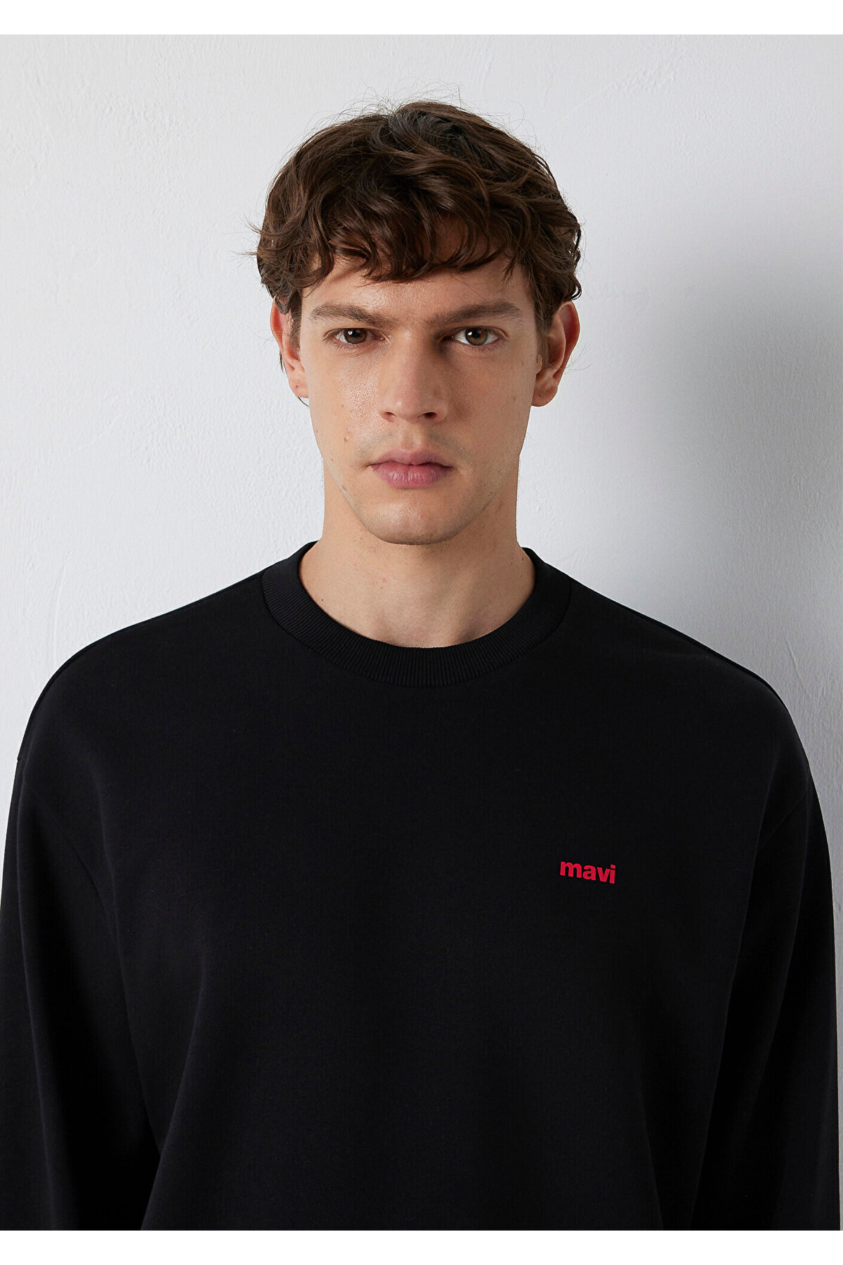 Mavi Logo Siyah Basic Sweatshirt 0S10643-900 görsel 6