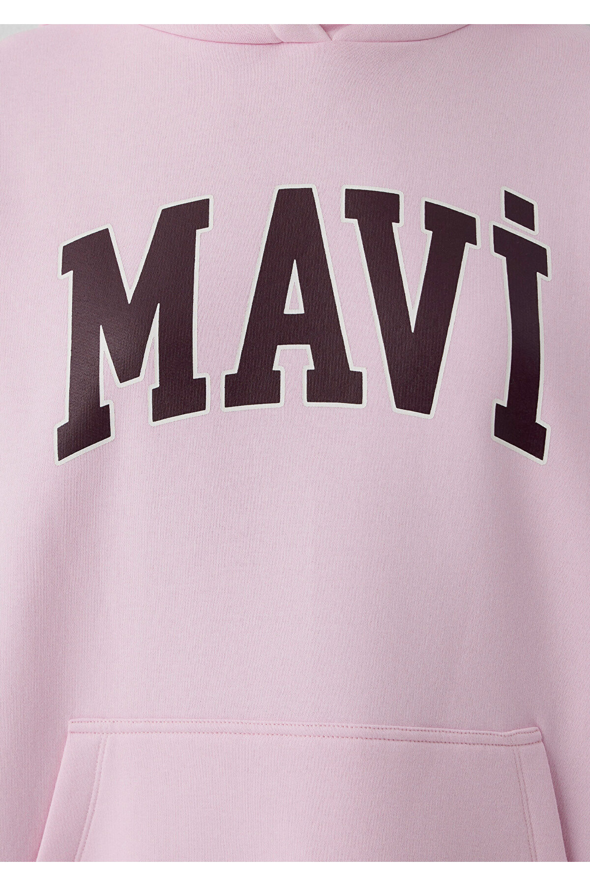 Mavi Logo Baskılı Kapüşonlu Pembe Sweatshirt 1600361-86959 görsel 8