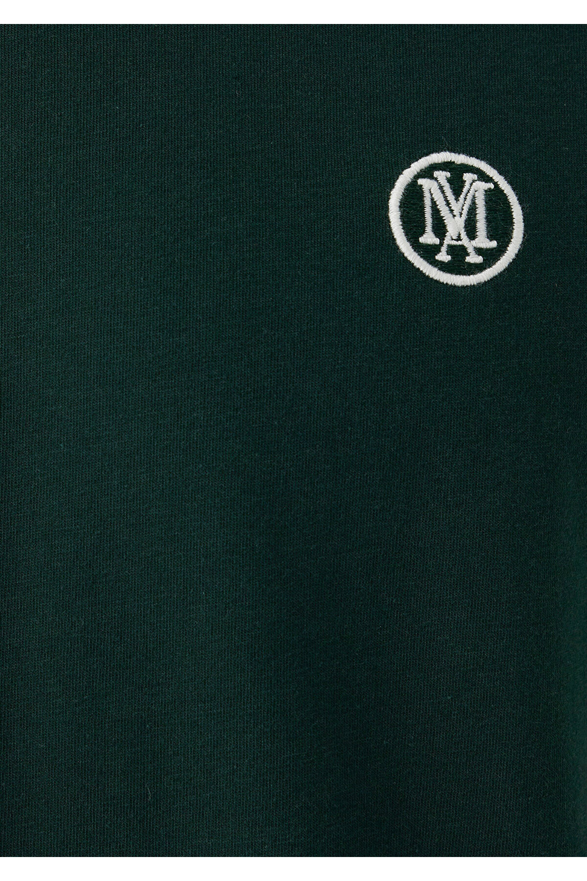 Mavi Logo İşlemeli Yeşil Basic Tişört Loose Fit / Bol Rahat Kesim 067074-85173 görsel 7