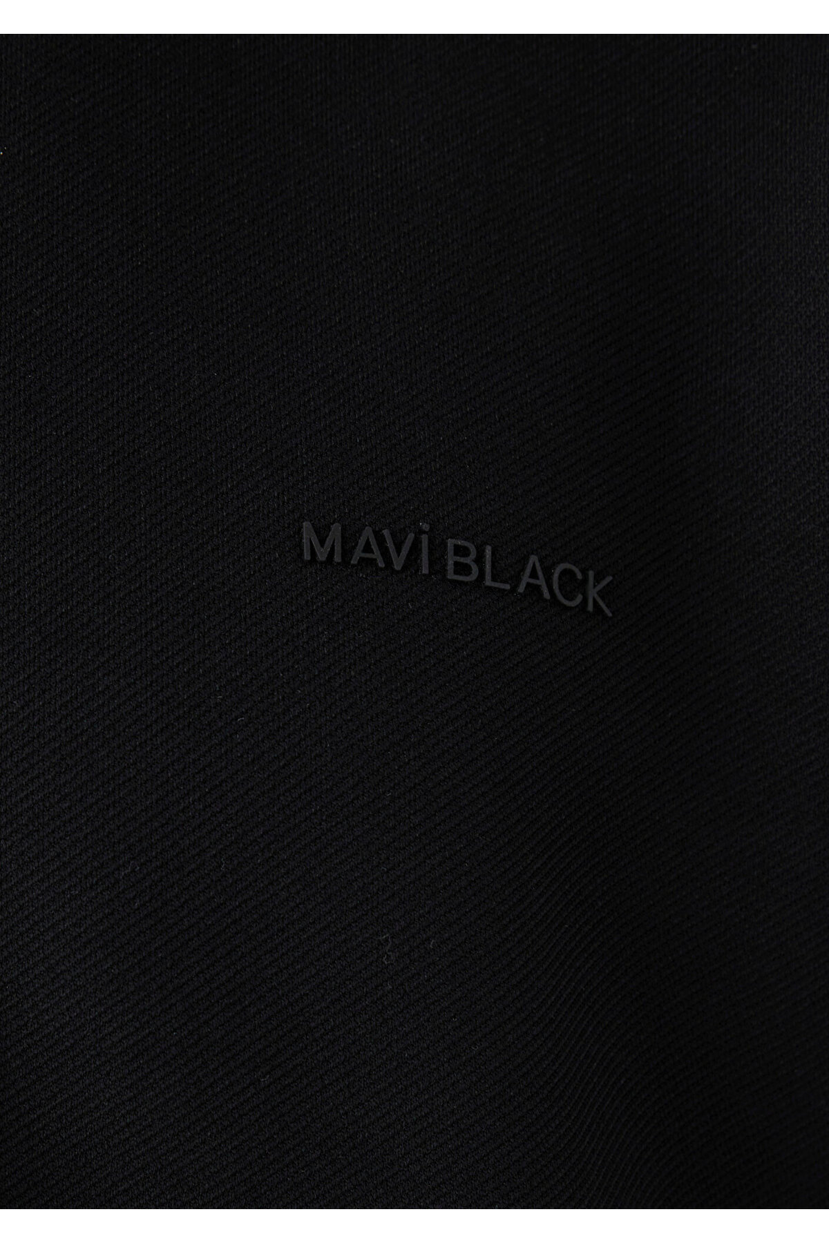 Mavi M0S10628 Black Logo Baskılı Fermuarlı Erkek Sweatshirt SİYAH görsel 7