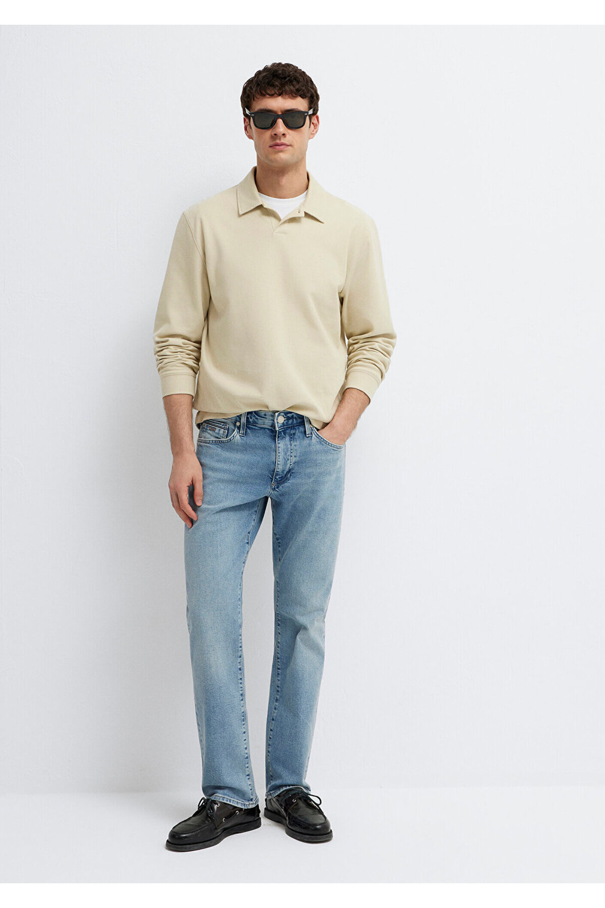 Mavi Hunter Premium Blue Açık Jean Pantolon 00202A3045 görsel 2