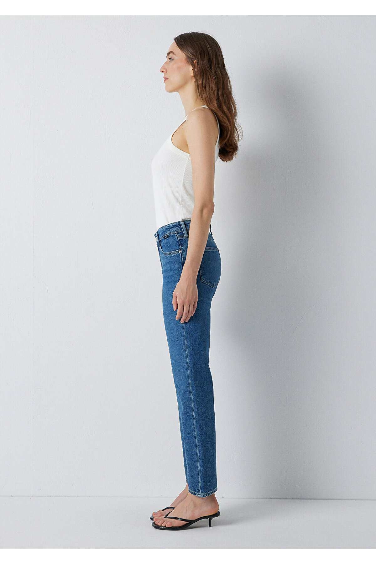 Mavi Soho Iconic Puslu Indigo Mavisi Jean Pantolon 1021245-A6604 görsel 4